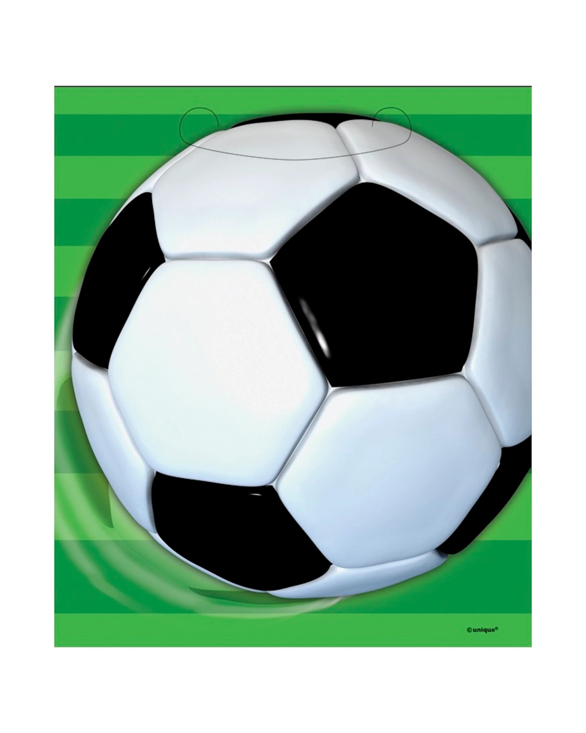 1 Unique Soccer Ball Plastic Lolly/Treat Bags Pack of 8, 1 of 1