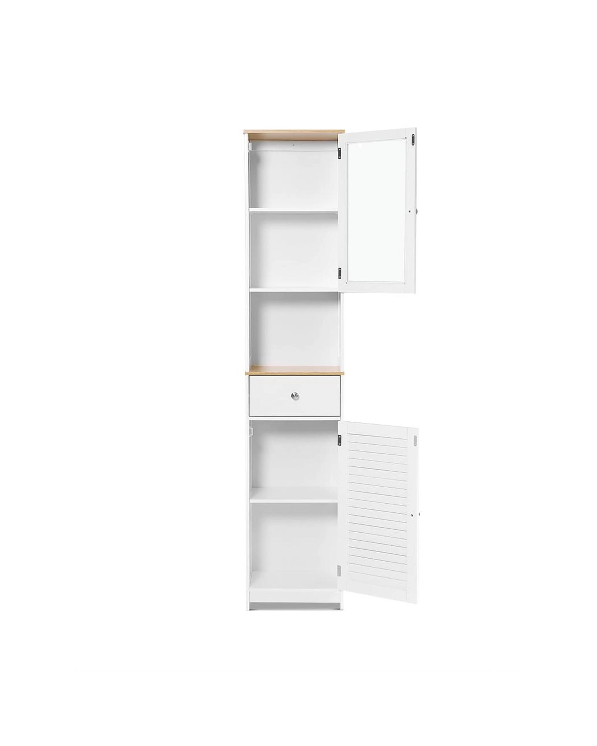 3 Auston Tall Bathroom Storage Cabinet, 3 of 10