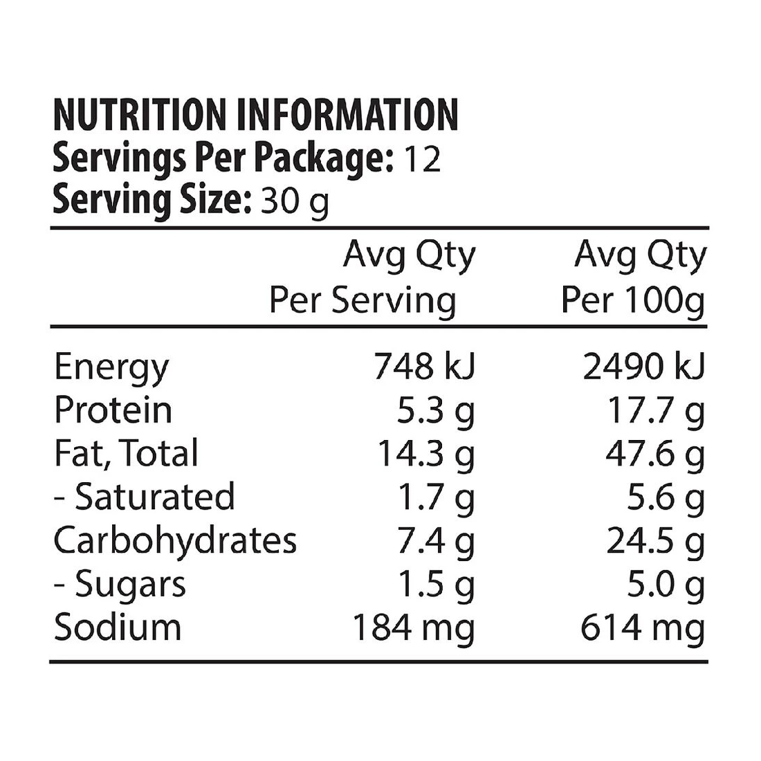 2 JC’s Quality Foods Original Outback Mix 375g 12 Pack, 2 of 2
