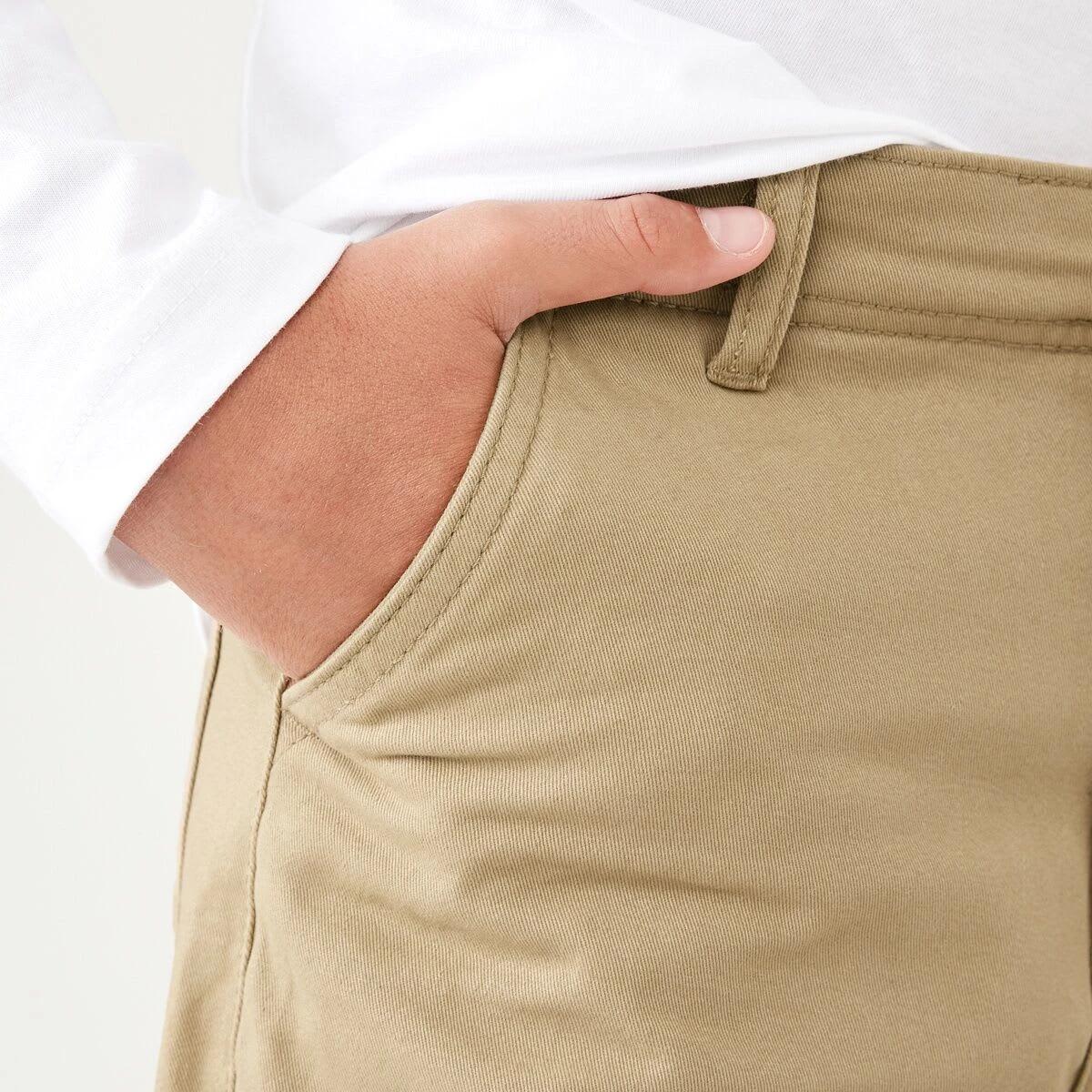 4 Fixed Waist Cargo Pants Corn Beige, 4 of 9