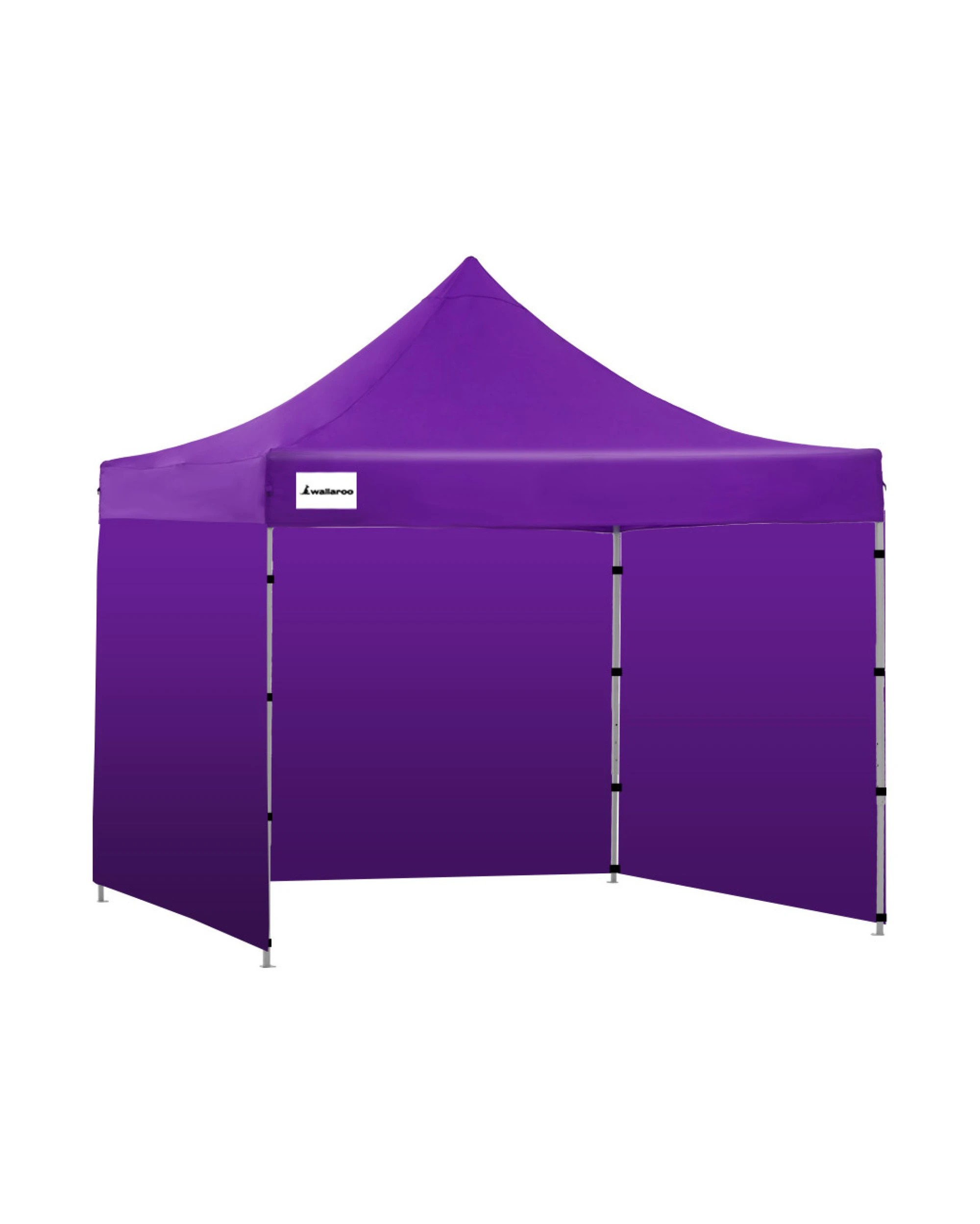 1 Wallaroo 3m x3m Outdoor Gazebo Folding Party Tent Marquee Canopy Camping Beach - Purple, 1 of 8