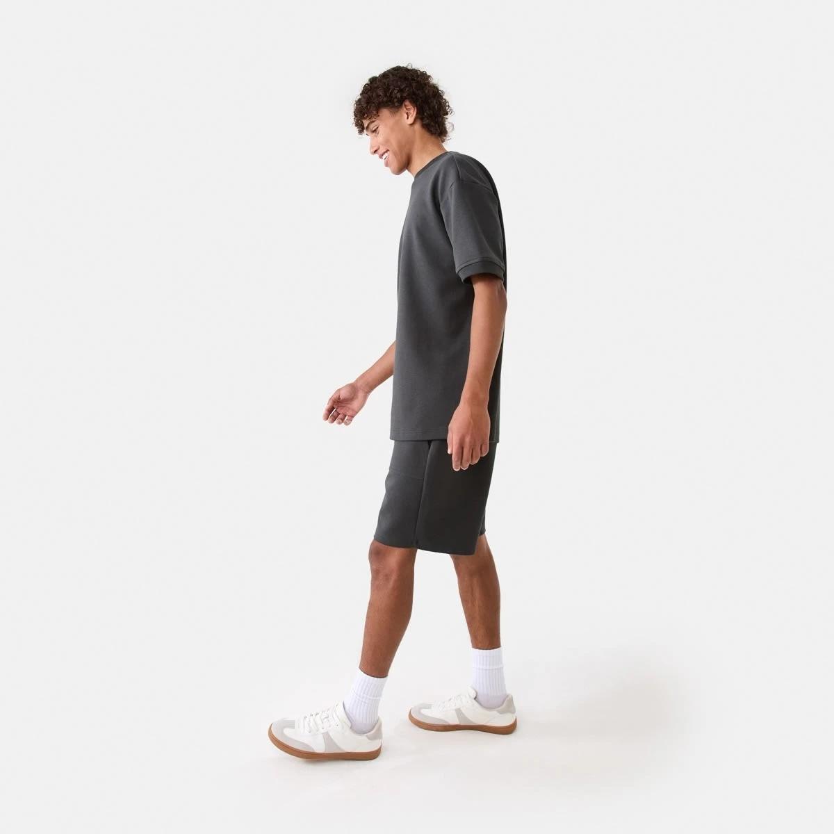 3 Oversized Interlock T-shirt VOLCANIC ROCK, 3 of 6