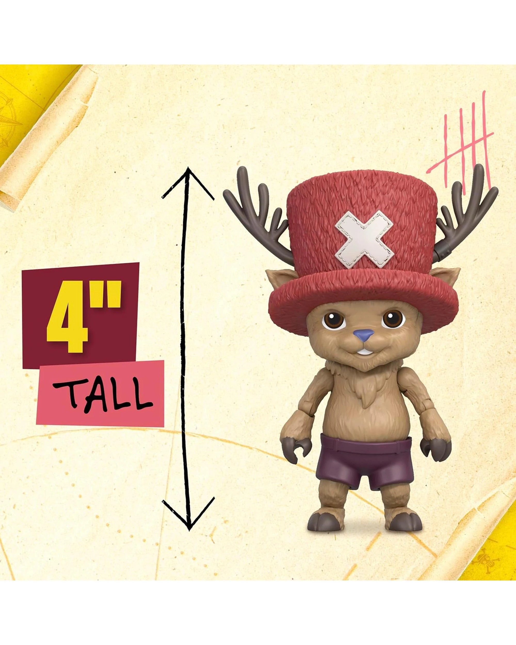 8 One Piece Netflix Adventure Series 1 Tony Tony Chopper Action Figure, 8 of 9
