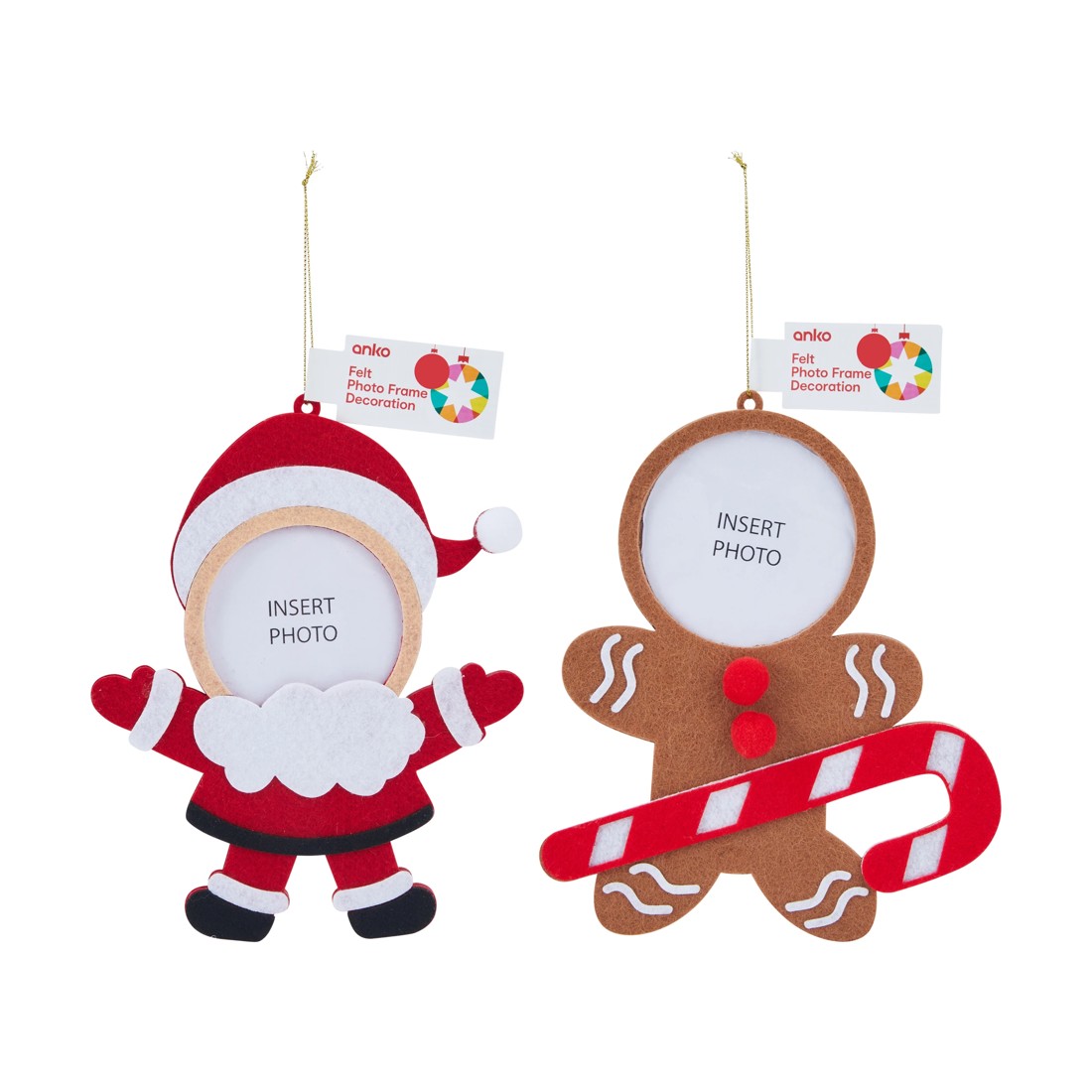 4 Felt Photo Frame Decoration - Assorted, 4 of 4