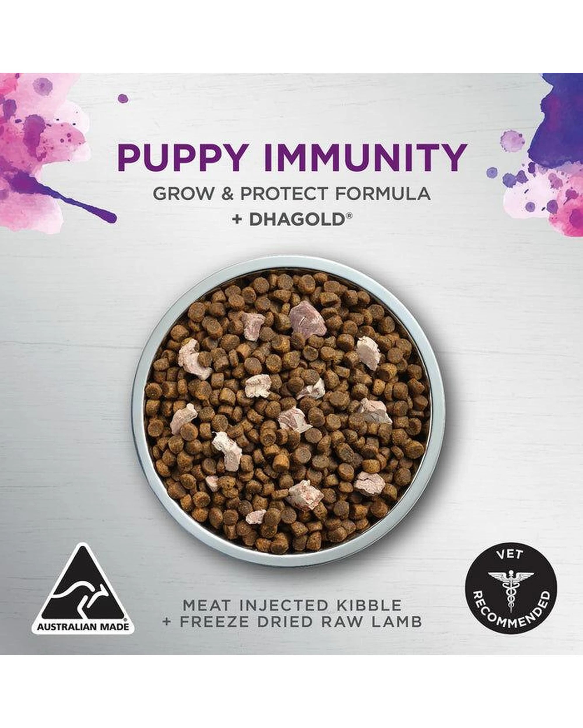 2 Ivory Coat Raw Health Puppy Immunity Dog Food Chicken + Raw Lamb 1.8kg, 2 of 6