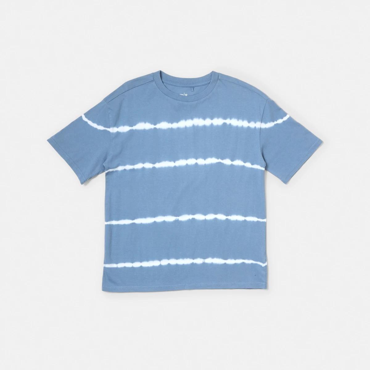 7 Short Sleeve Oversized Graphic T-shirt Steel Blue, 7 of 8