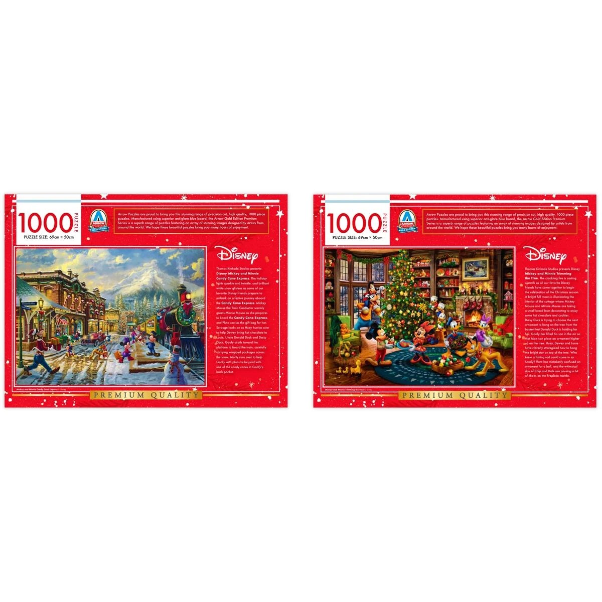 3 1000 Piece Arrow Gold Edition Disney Dreams Collection Mickey and Minnie Puzzle - Assorted, 3 of 3