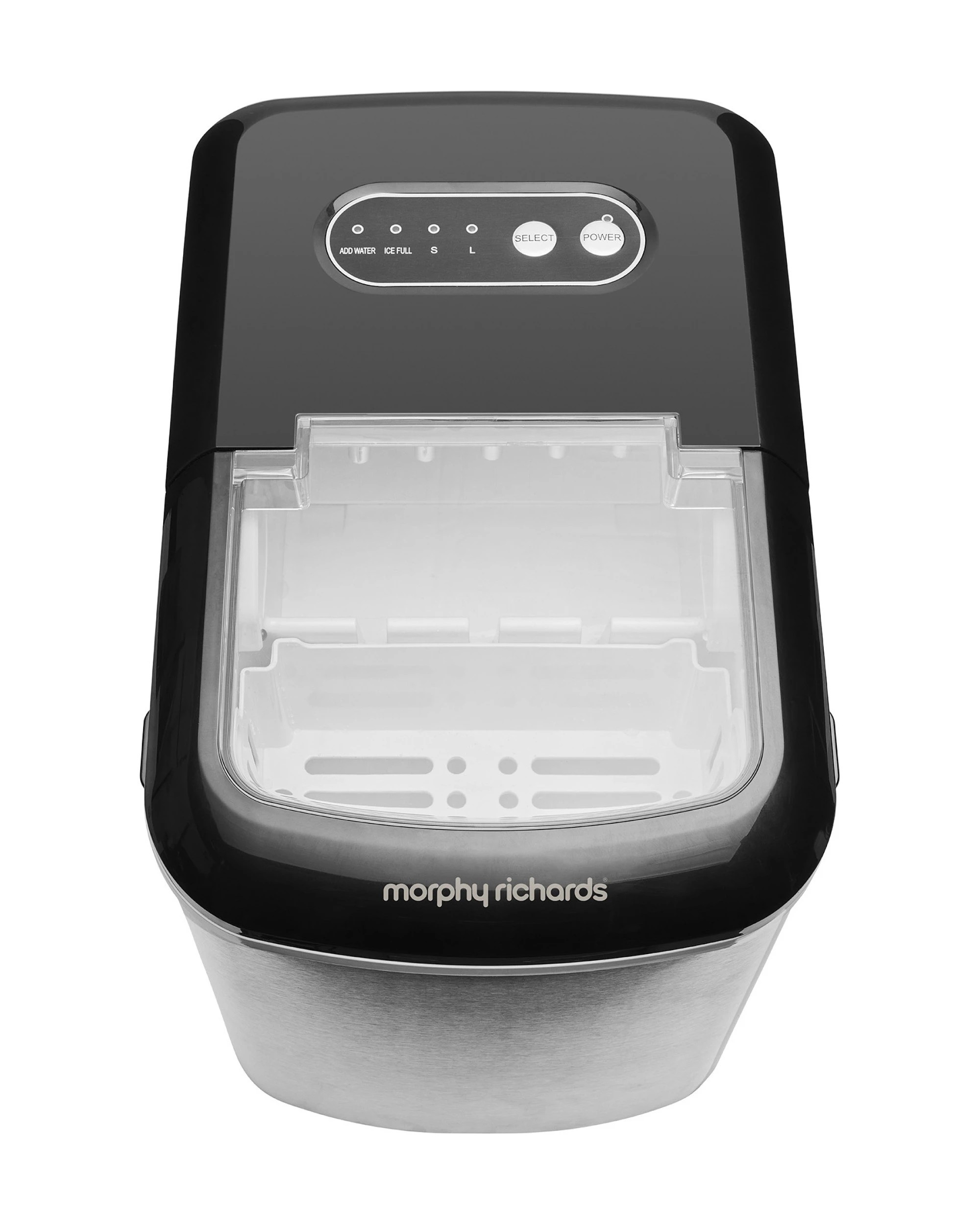 4 Morphy Richards Ice Maker Stainless Steel 15kg Small Large And Cube 2.1l Tank, 4 of 10