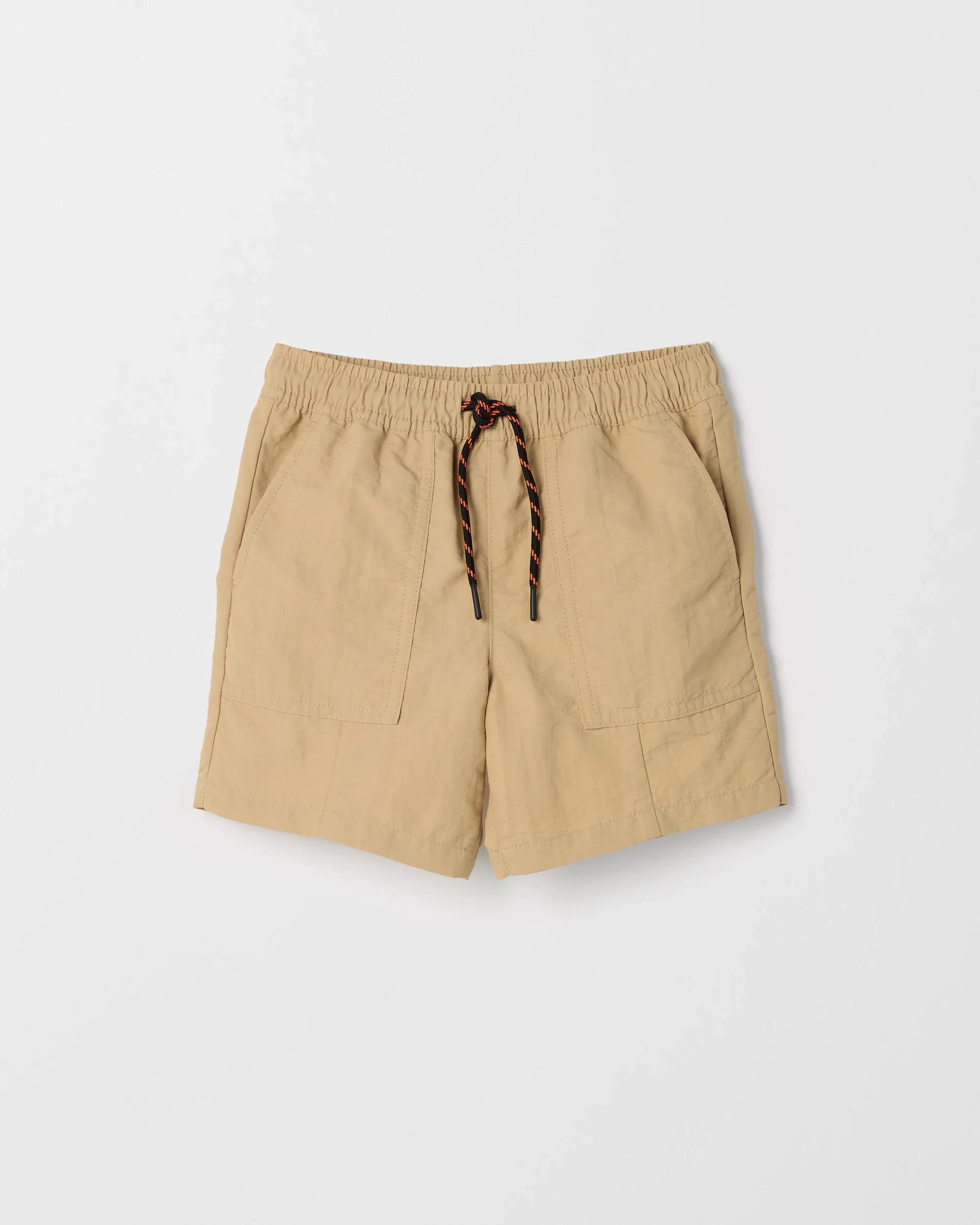 7 Target Nylon Volley Shorts TAN, 7 of 7
