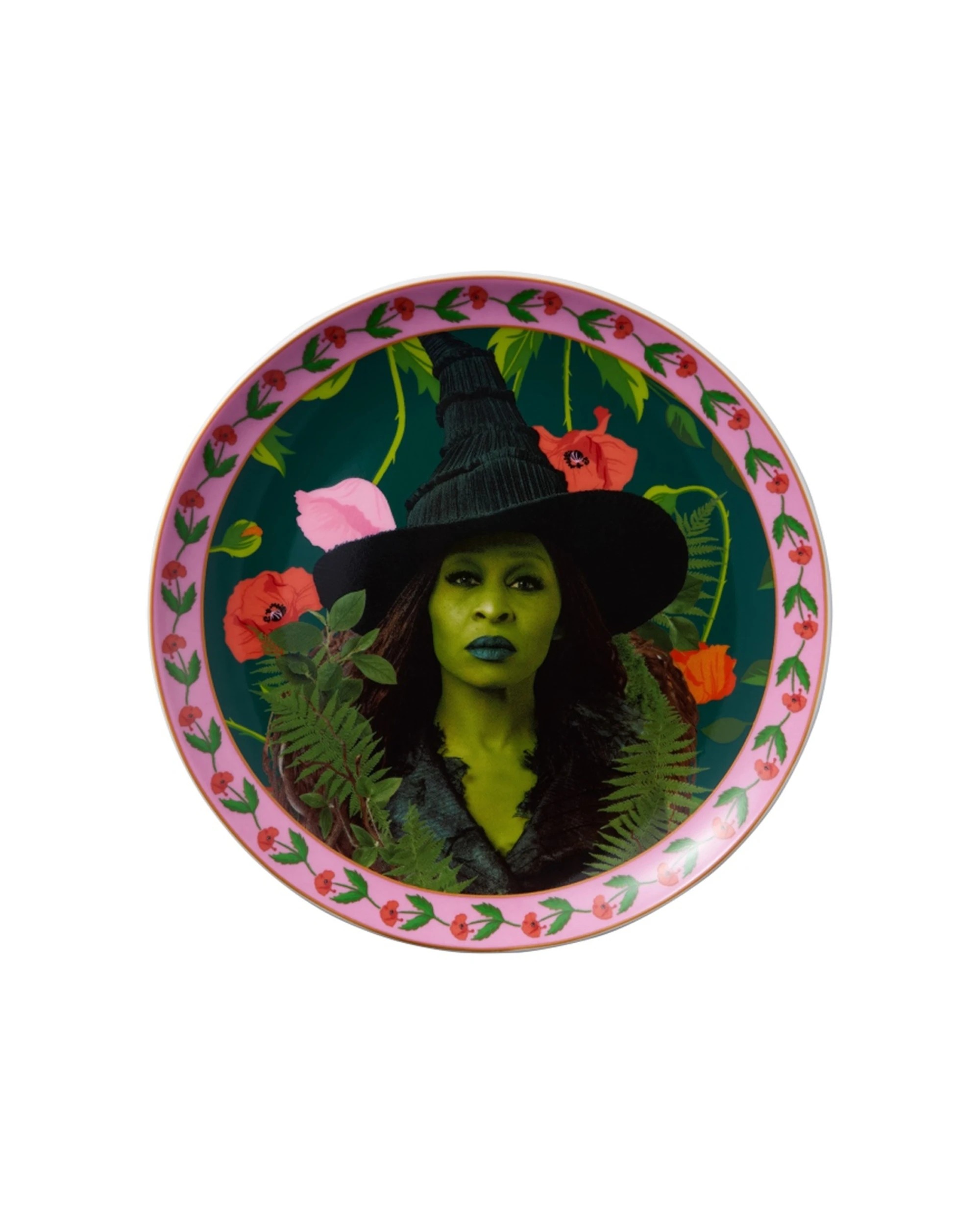 1 Maxwell And Williams Wicked Themed Coupe Side Plate Feel 19cm Porcelain - White, 1 of 1