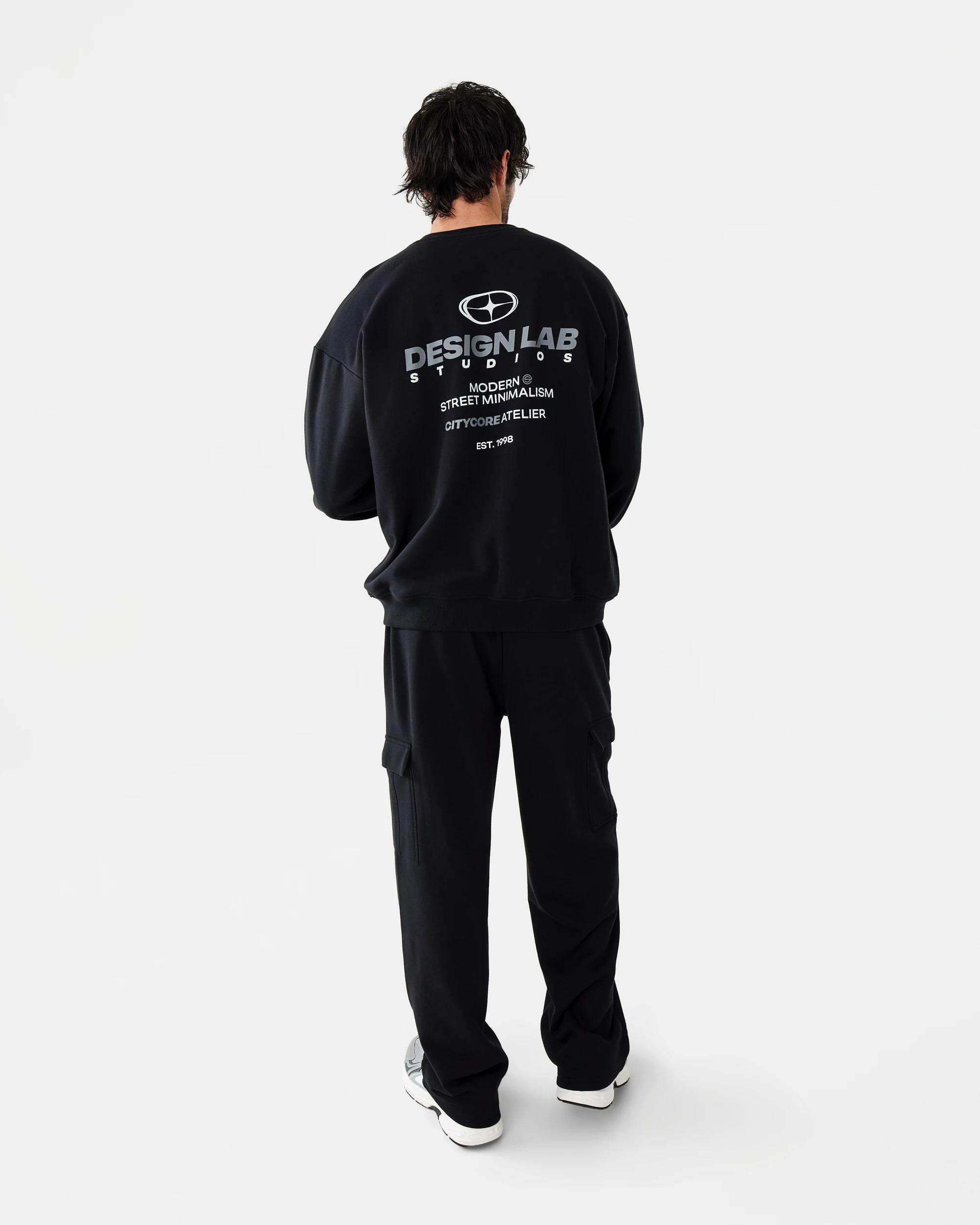 4 Terry Cargo Trackpants Black, 4 of 8
