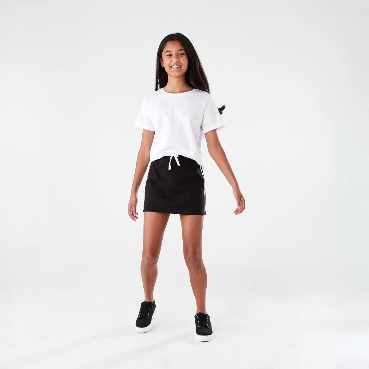 5 French Terry Skirt BLACK, 5 of 6