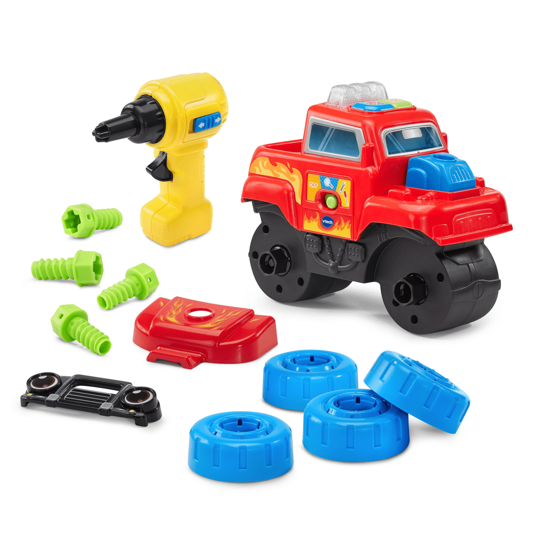 3 VTech Drill & Learn Motorised Monster Truck, 3 of 6