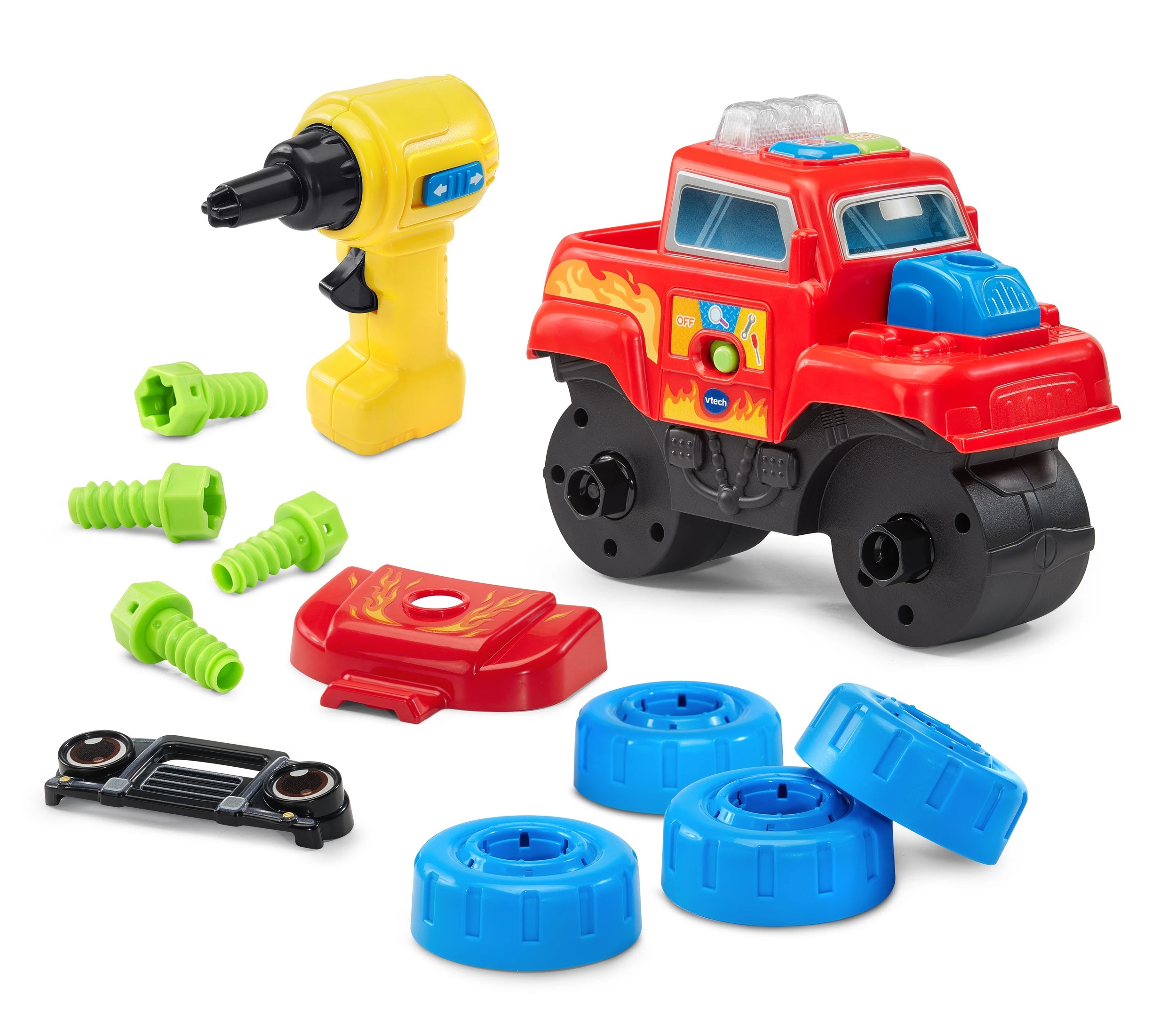 3 VTech Drill & Learn Motorised Monster Truck, 3 of 6