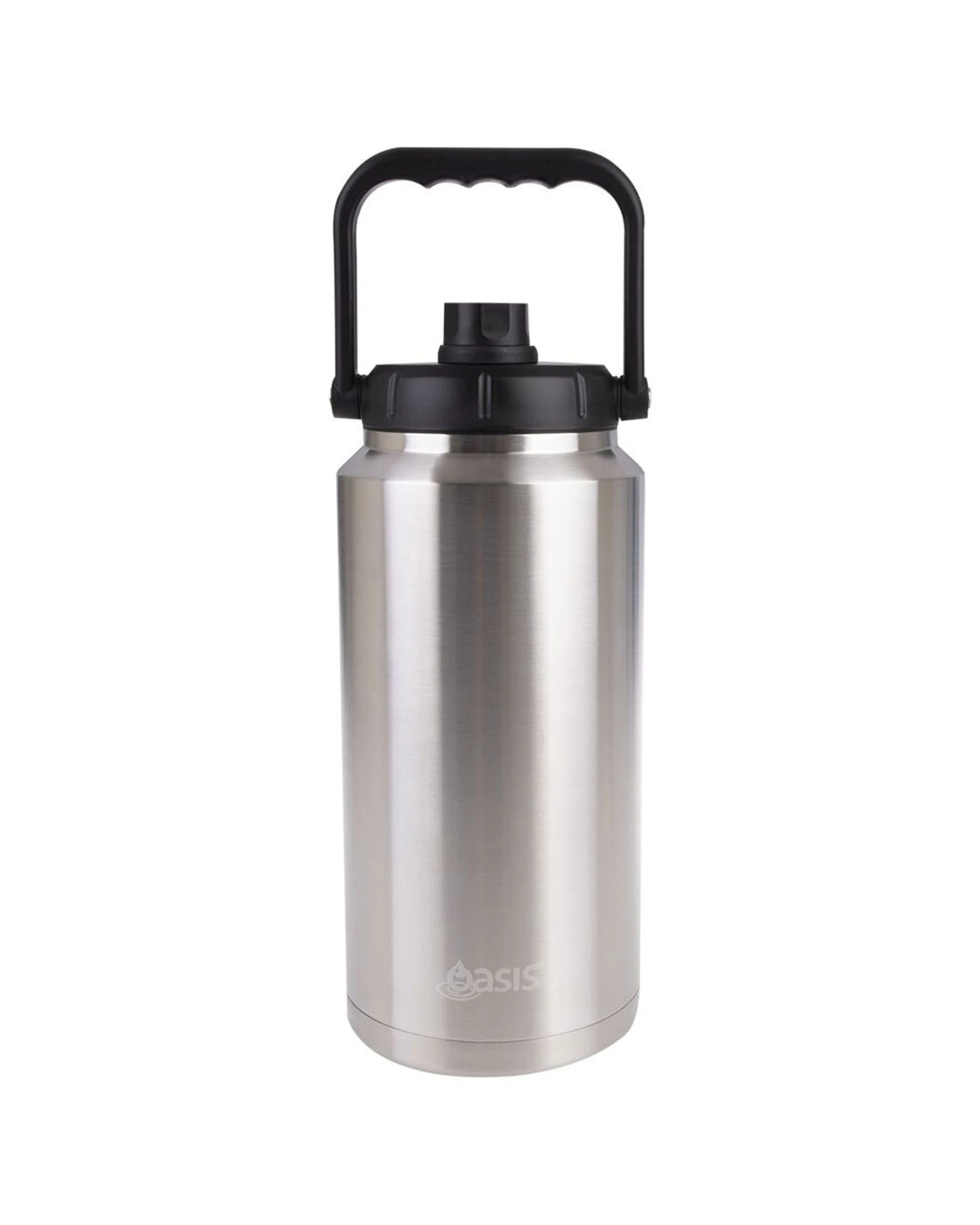 1 Oasis 3.8l Insulated Mini Jug Stainless Steel Water Bottle W/carry Handle Silver
 - Silver, 1 of 3