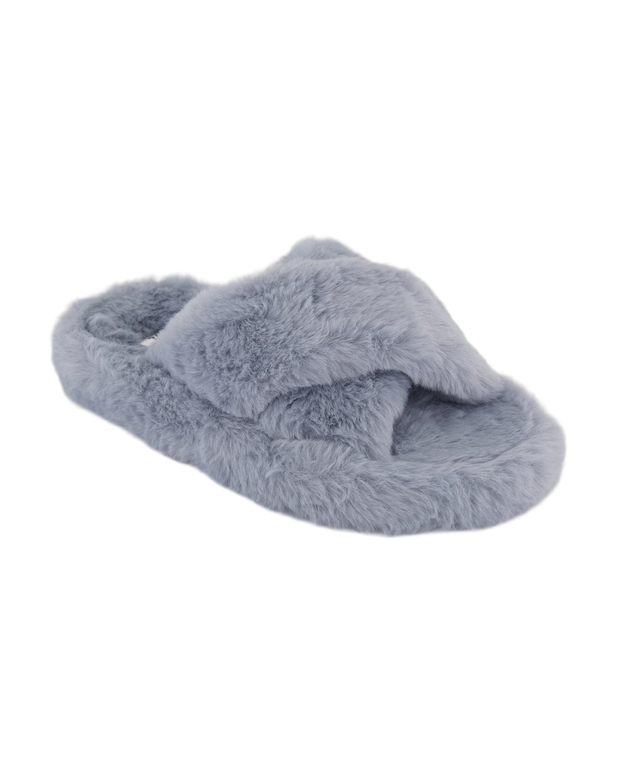 1 Crossover Furry Slippers Halo Blue, 1 of 3