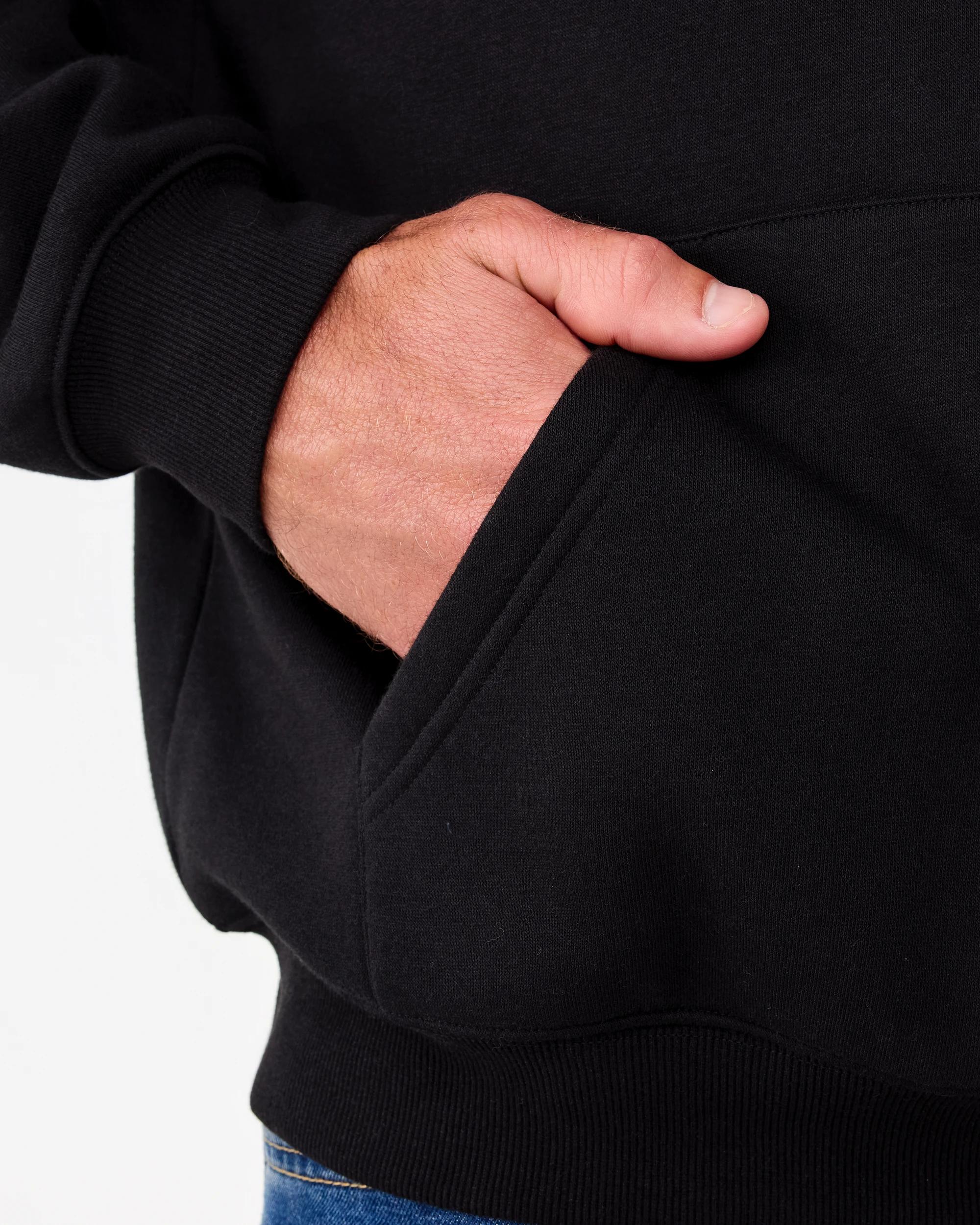 6 Relaxed Core Hoodie Black, 6 of 10