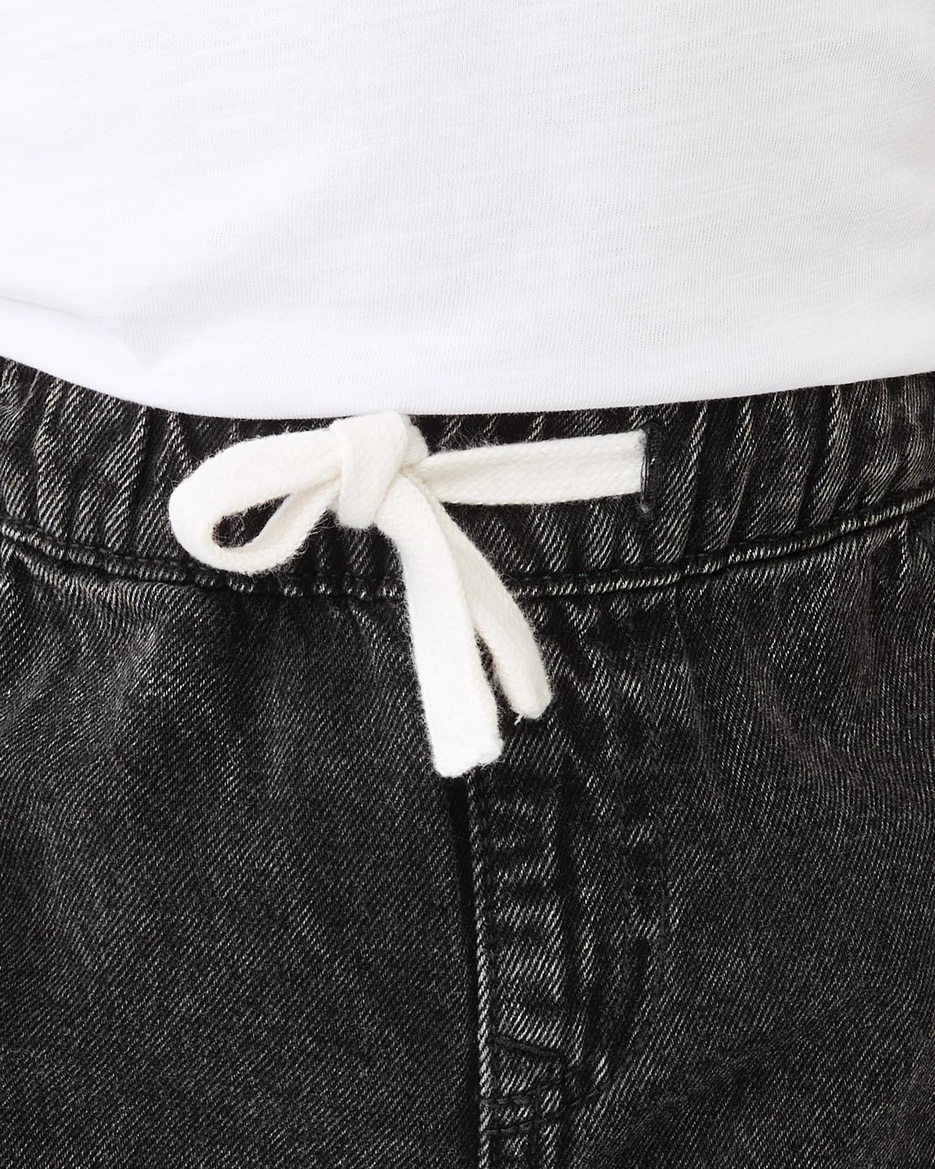 6 Denim Cargo Pants Black Wash, 6 of 8