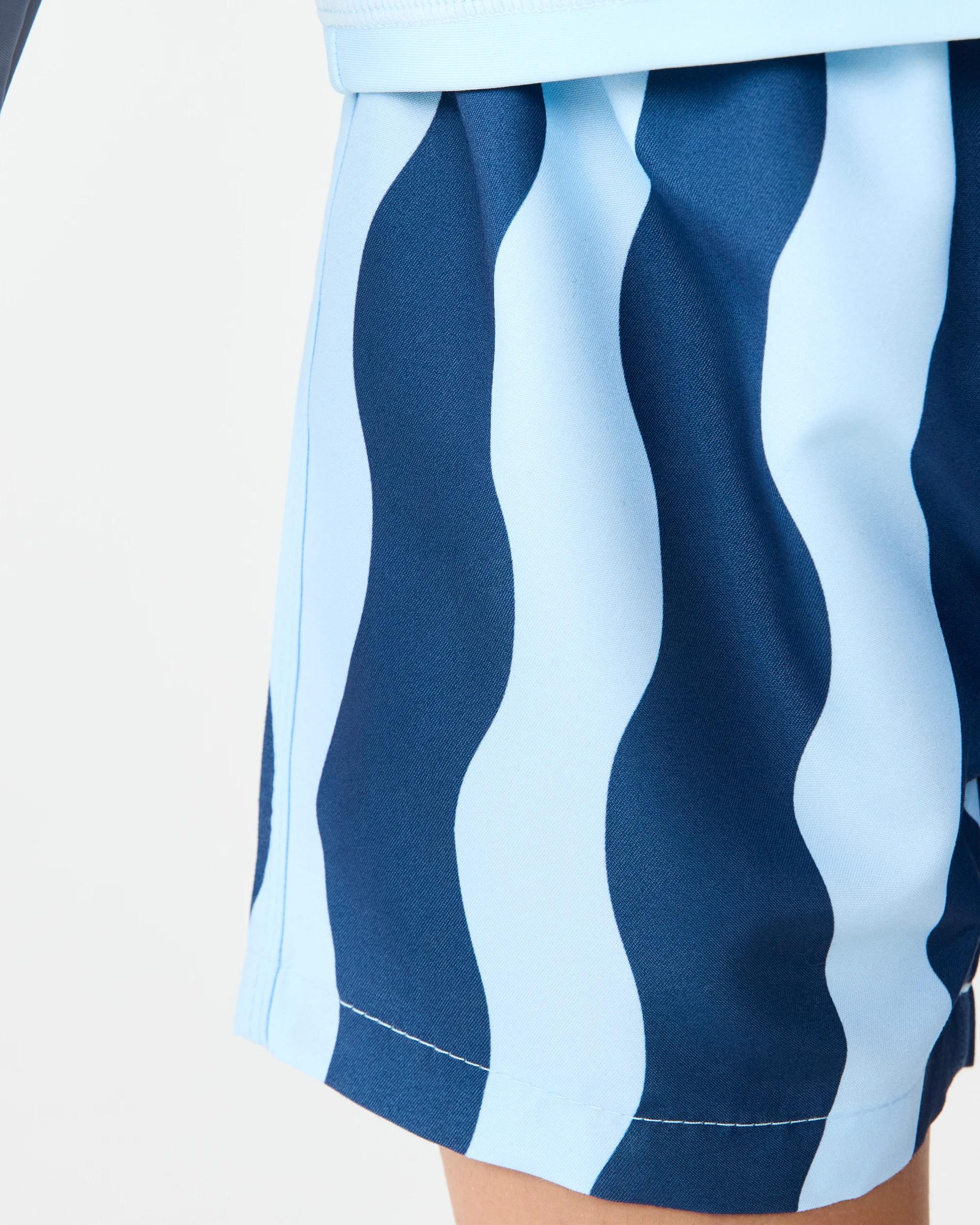 4 Printed Swim Boardshorts Blu Waves, 4 of 6