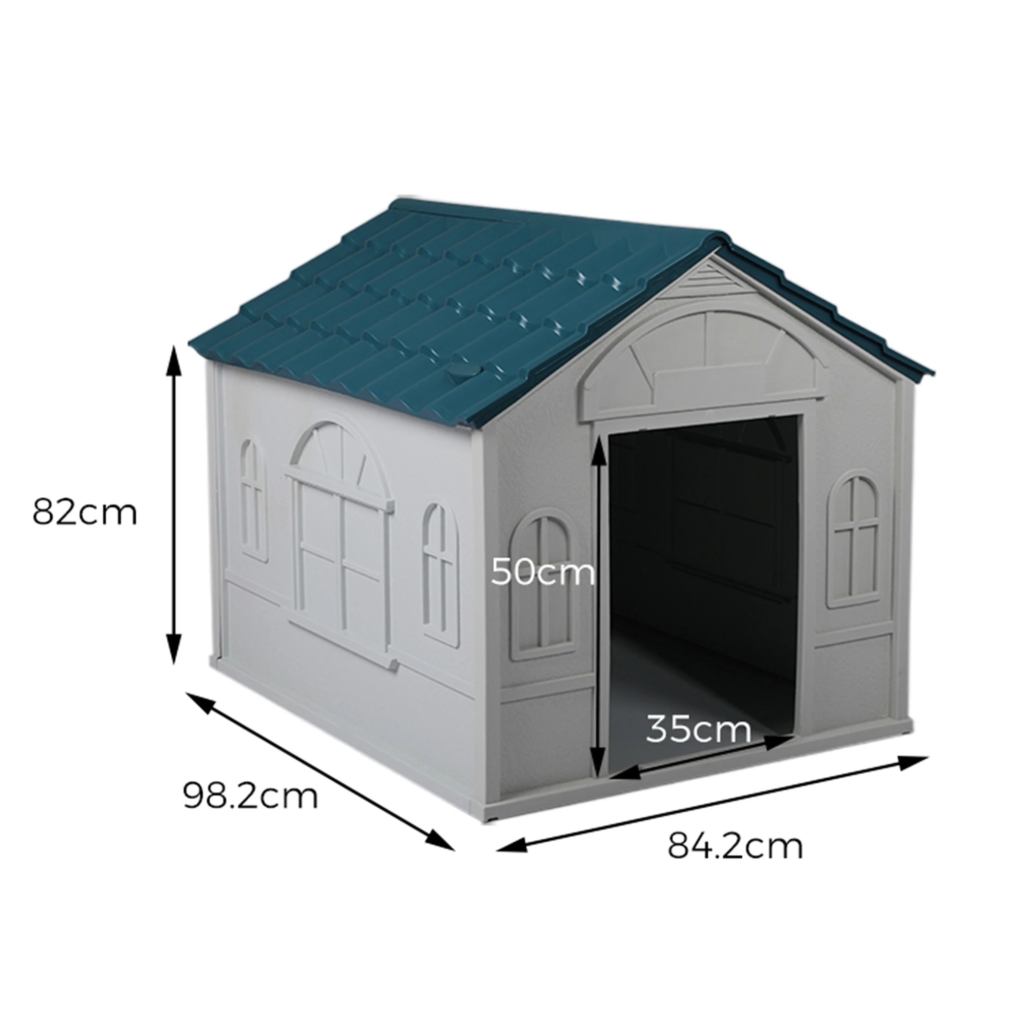 2 Pawz Dog Kennel Extra Large - Blue, 2 of 4