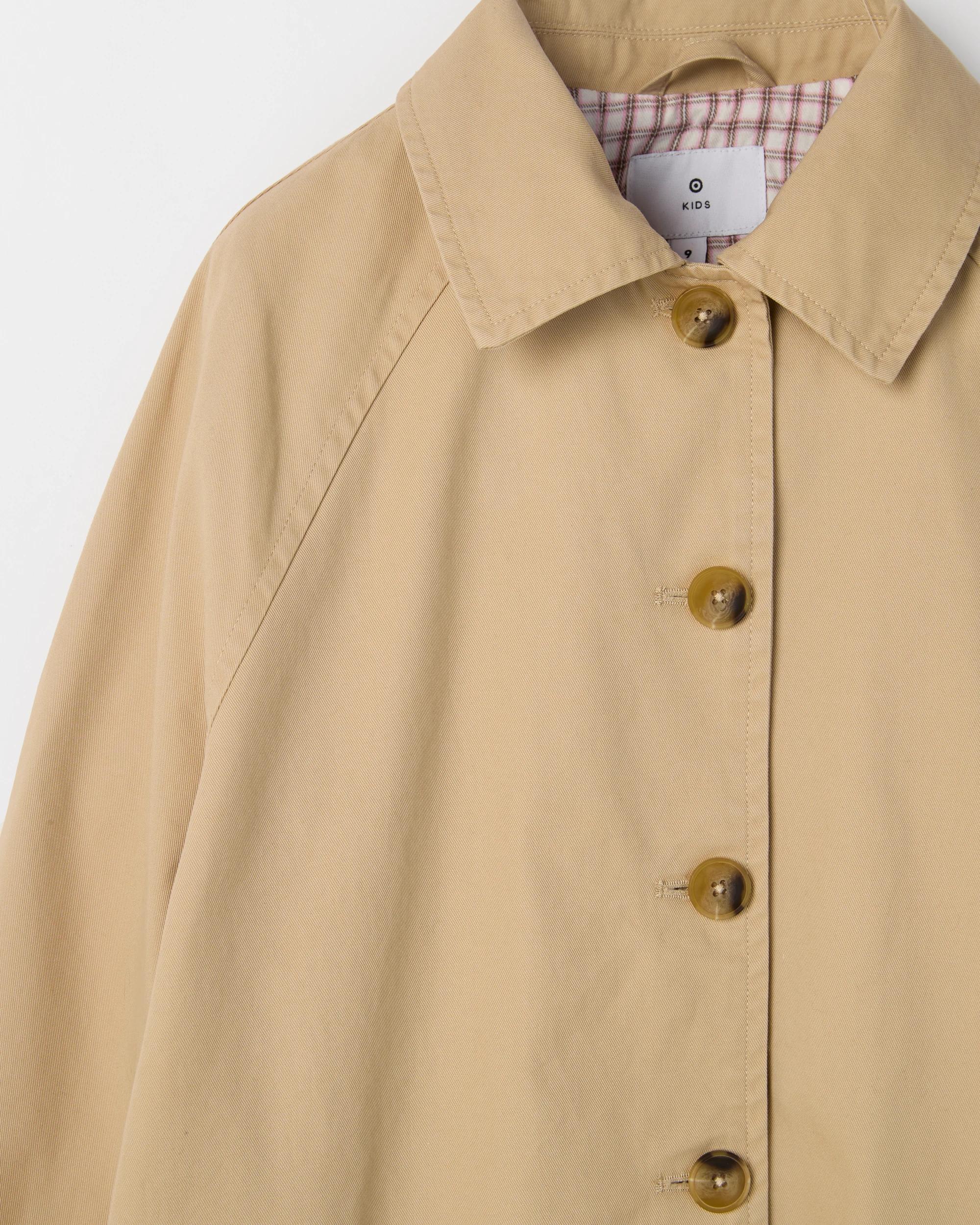 4 Target Kids Australian Cotton Car Coat TAN, 4 of 6