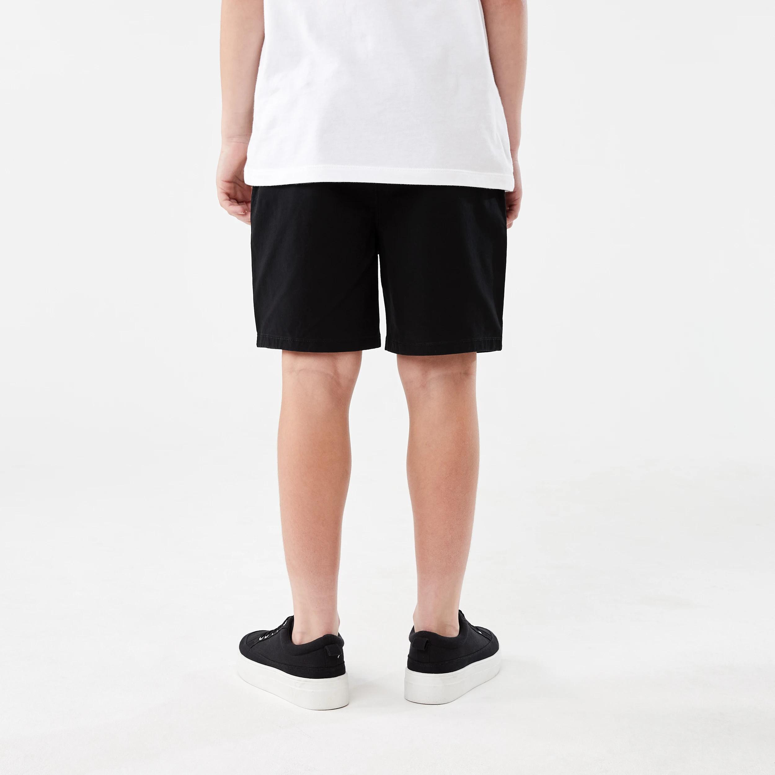 2 Washed Pull On Shorts BLACK, 2 of 6