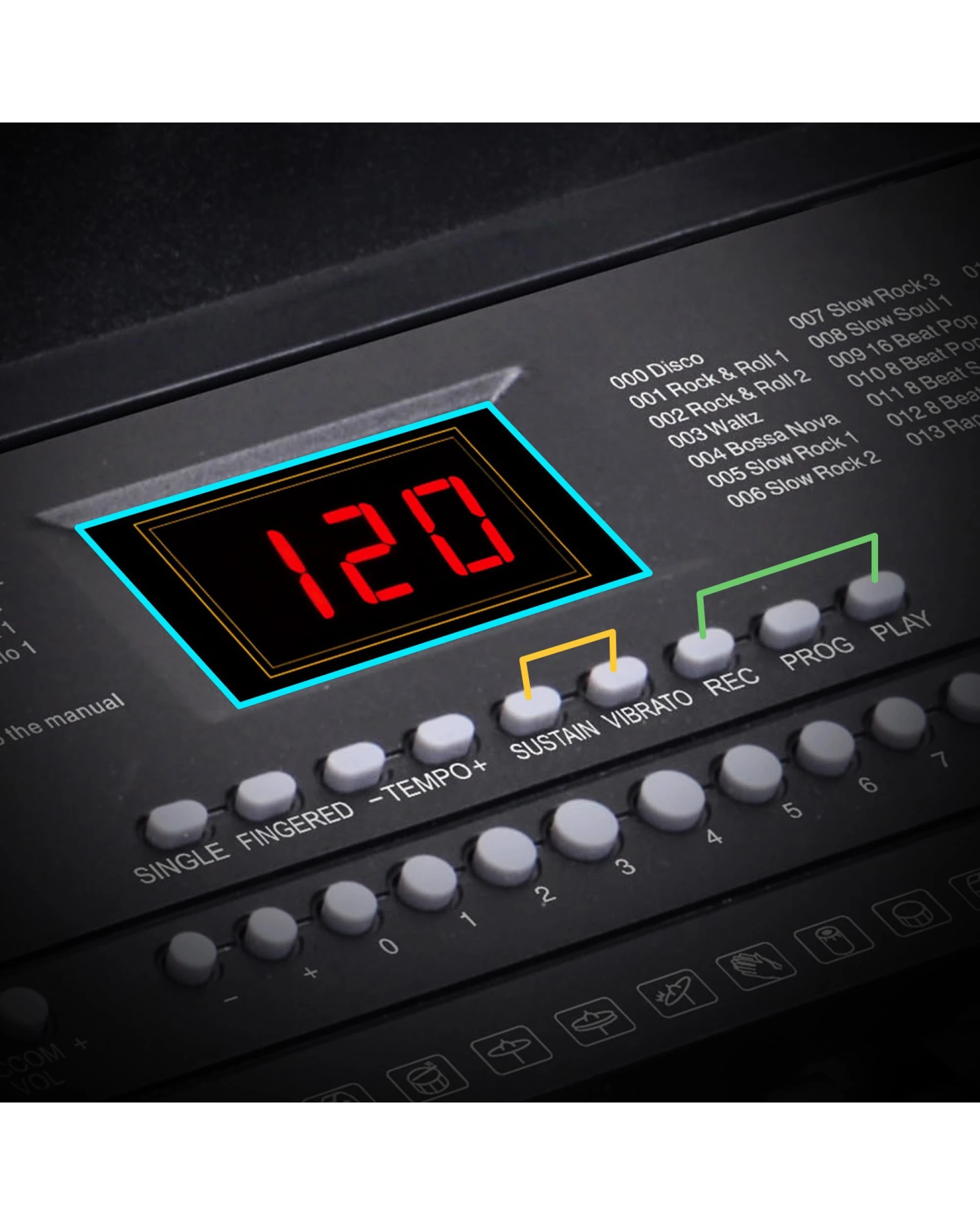 4 Karrera 61-Key Electronic Piano Keyboard 75cm with Stand in Black CHJ-61-75S - Black, 4 of 9