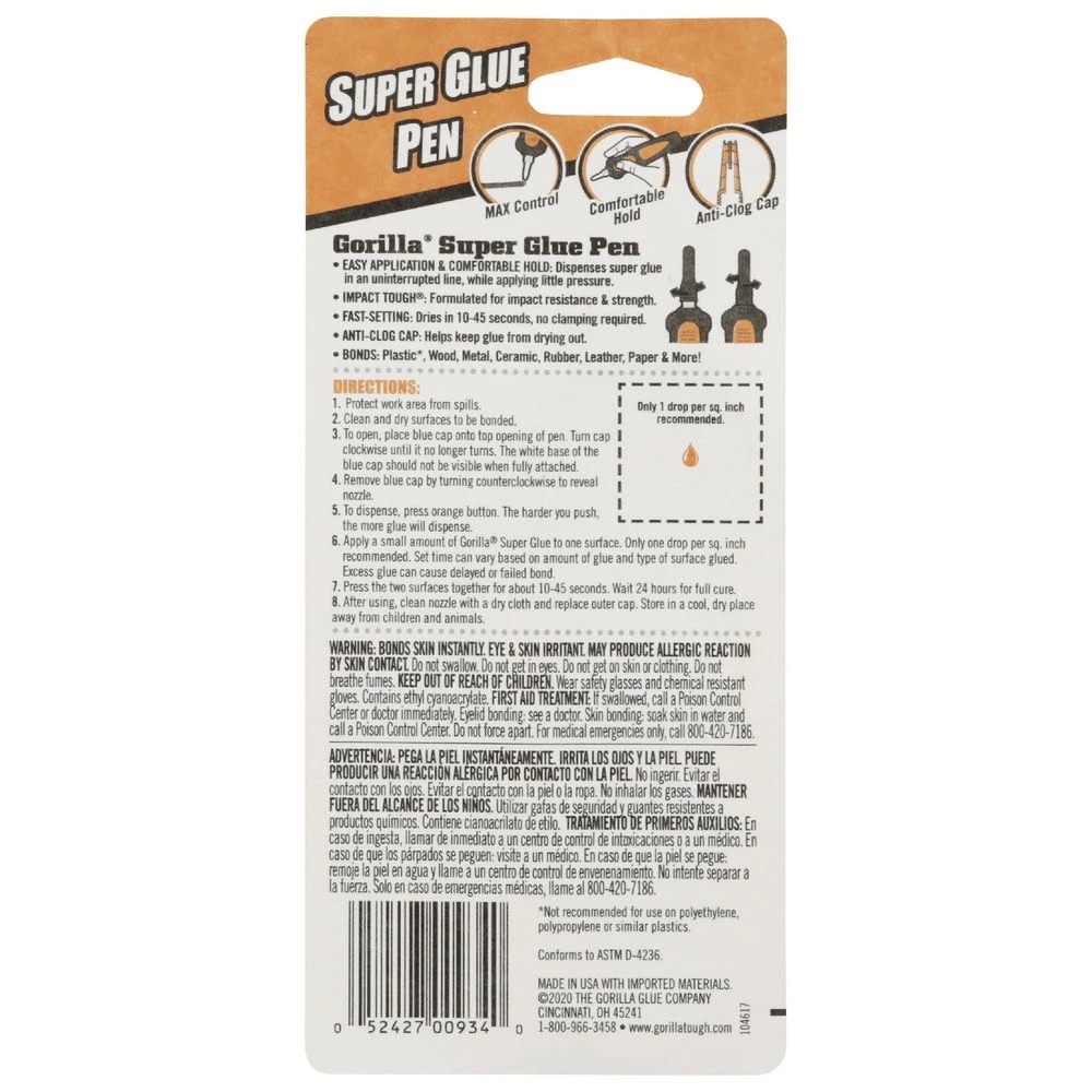 3 Gorilla Super Glue Pen 5.5g, 3 of 7