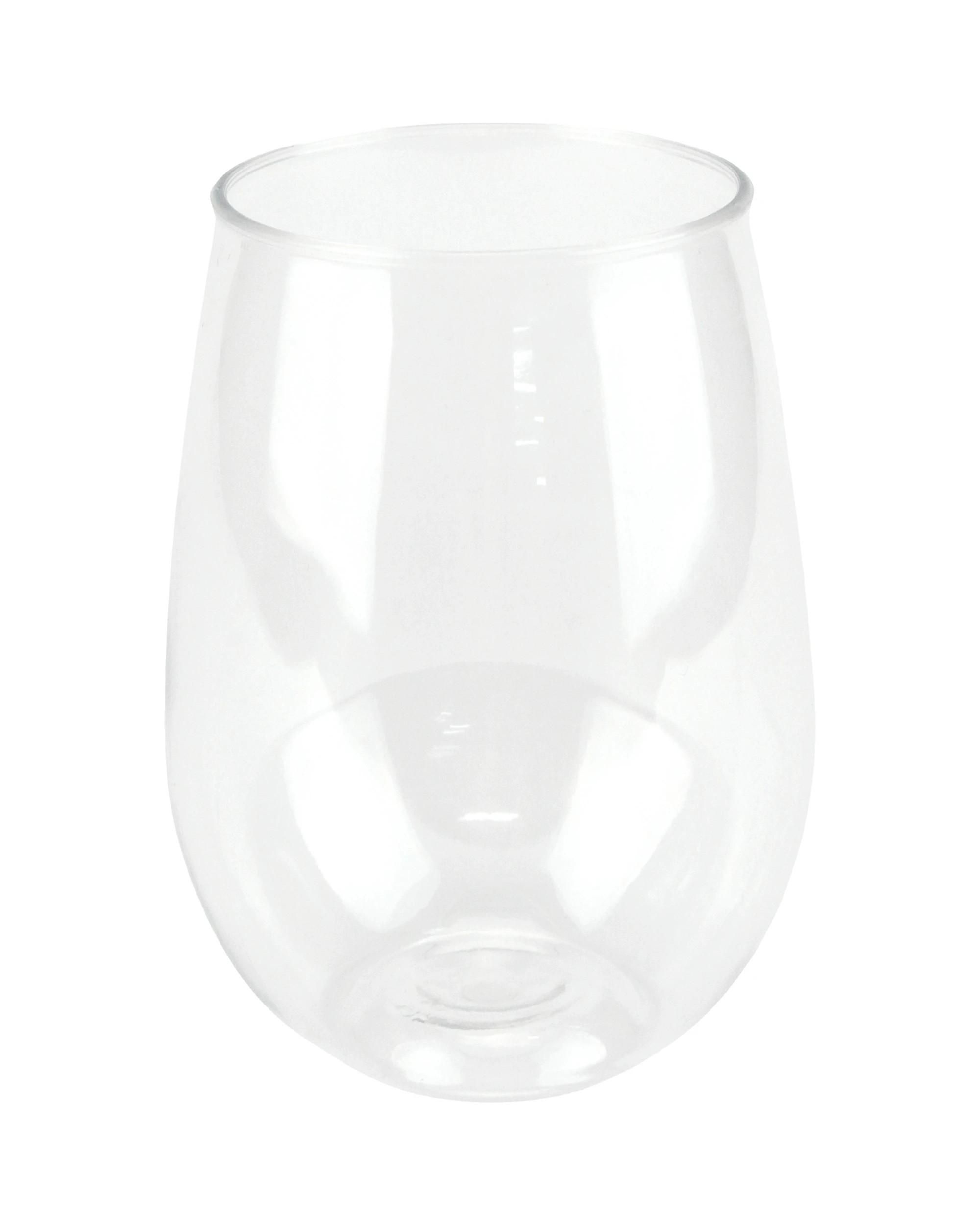 1 Spice Kitchen Acrylic Stemless Wine Glass 450ml - Clear, 1 of 3