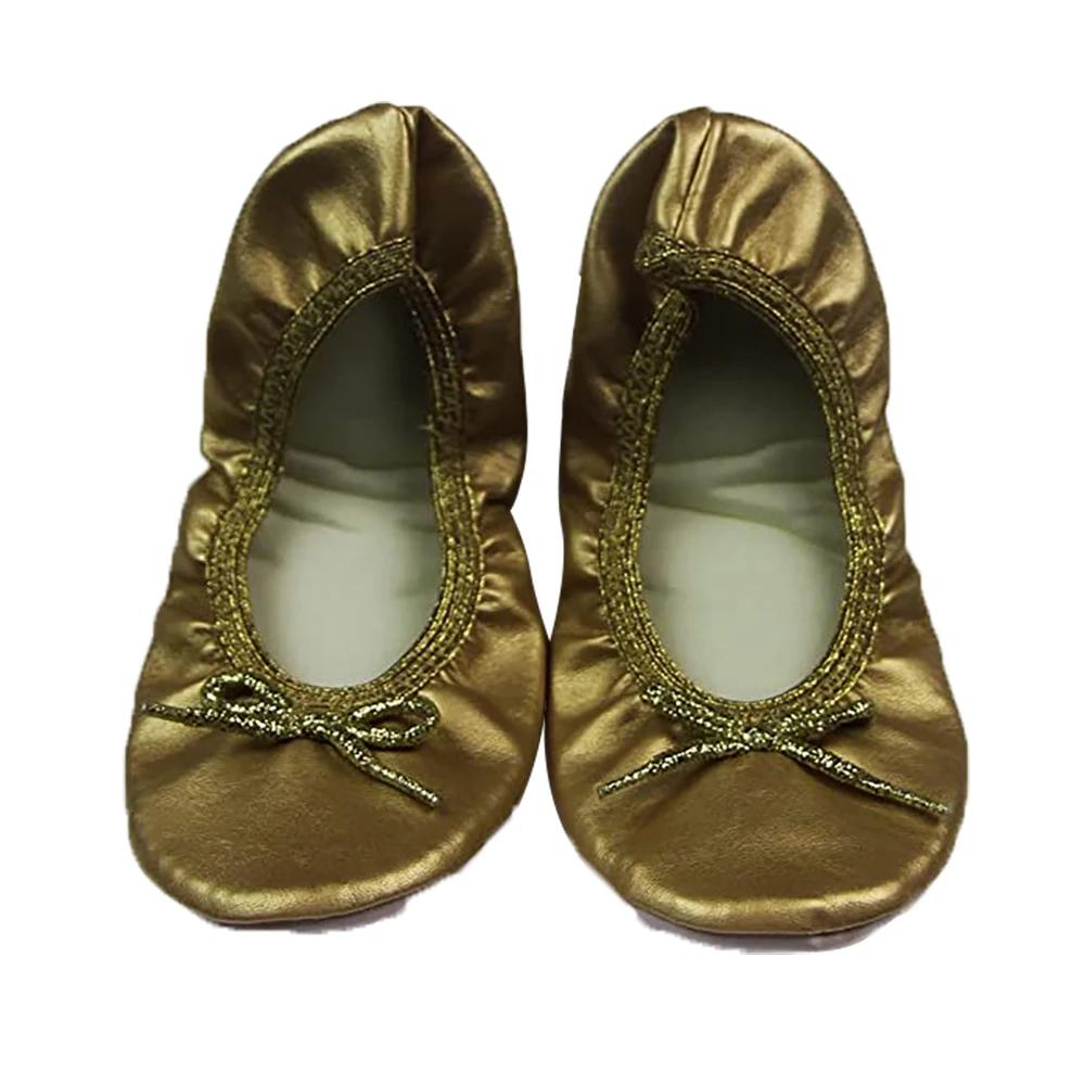 2 Jiffies Girls Ballet Dance Flats Girl Round Shoes GOLD, 2 of 2