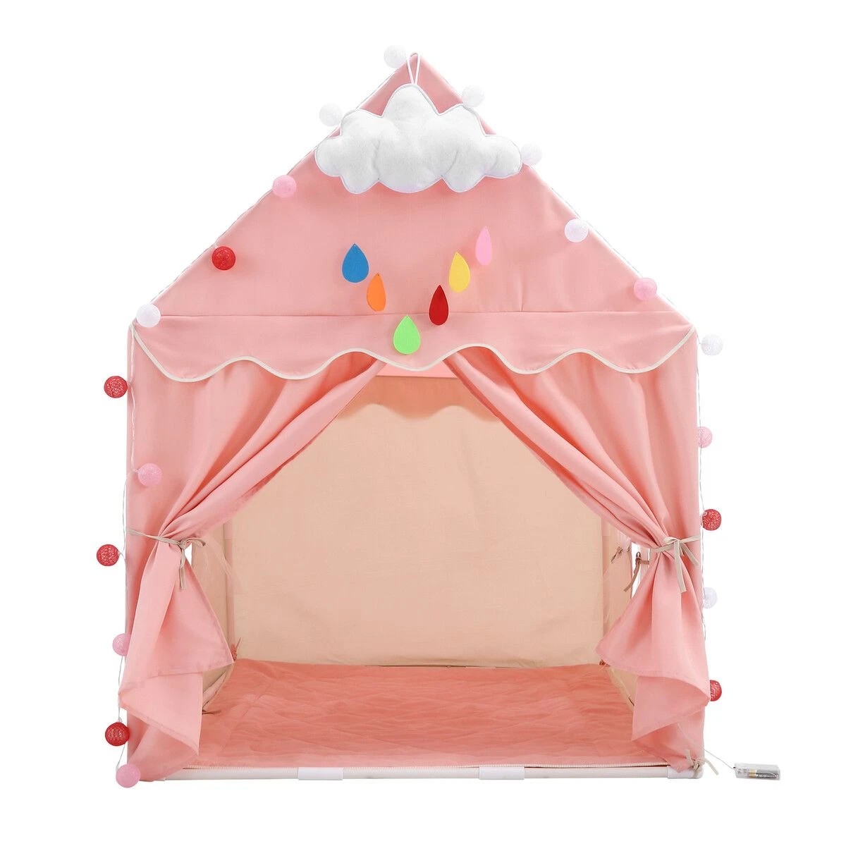 4 AUSWAY Kids Play Tent Princess Castle Playhouse Childrens, 4 of 4