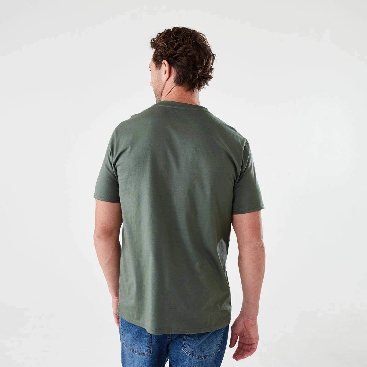 3 Australian Cotton Crew Neck T-shirt AGAVE, 3 of 5