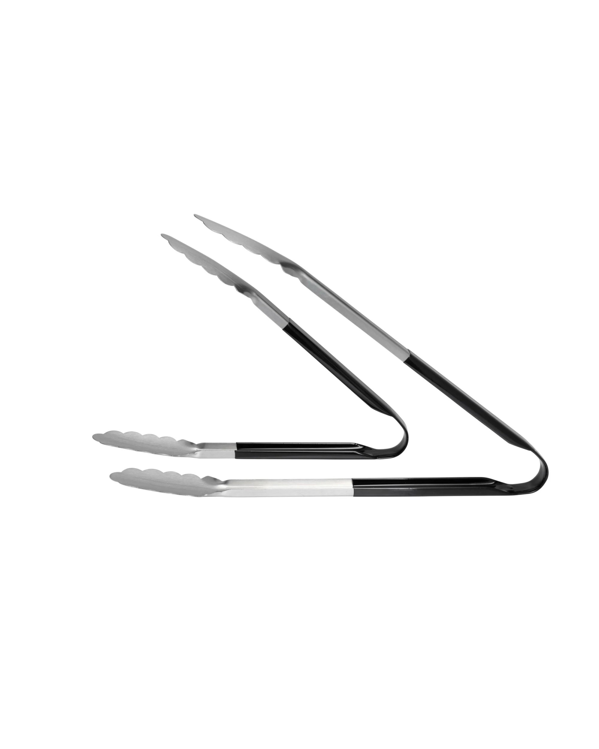 4 Cuisena 2pc 24/30cm Stainless Steel Utility Tongs Set BBQ Cooking Utensil - Black, 4 of 7