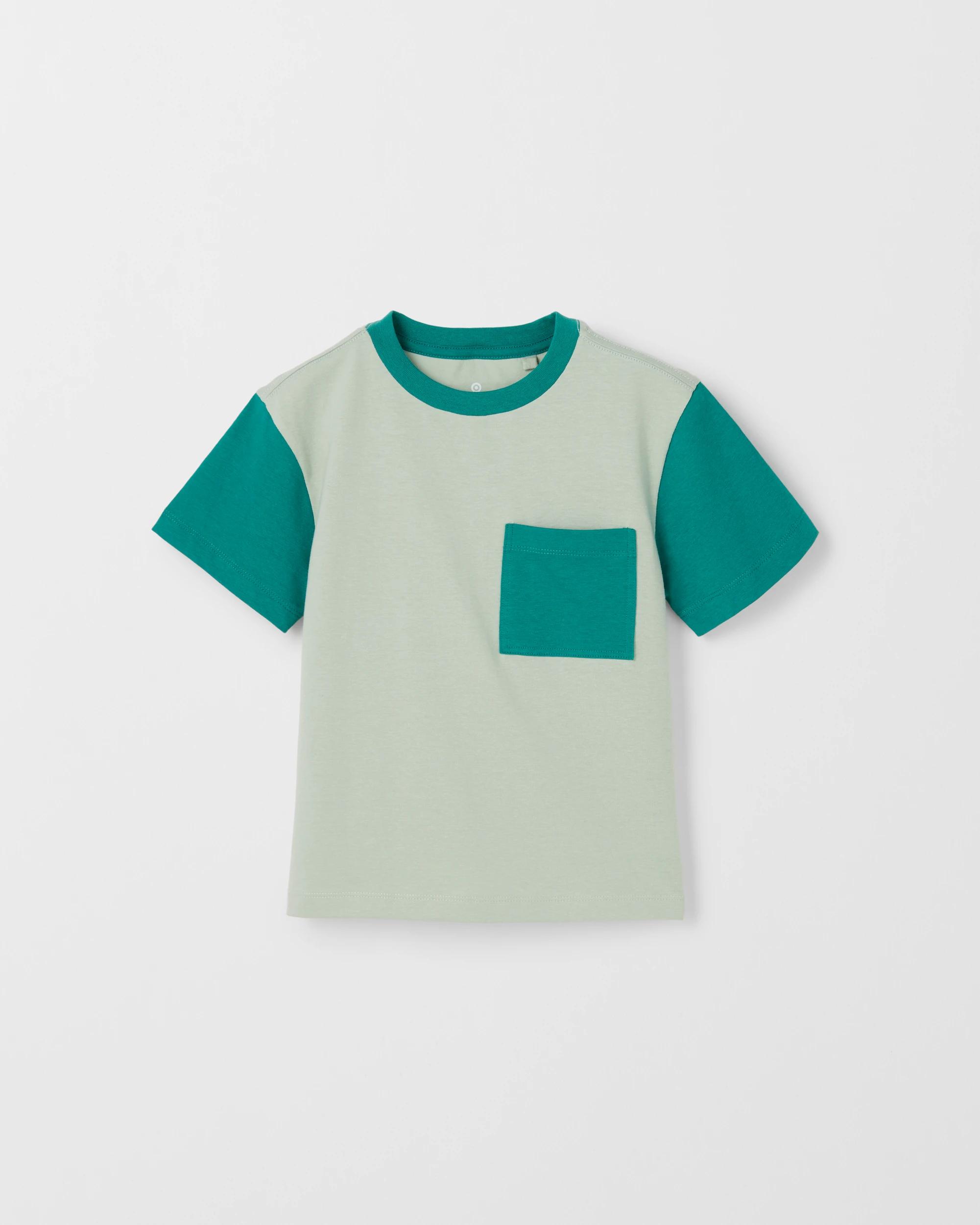 4 Target Kids Australian Cotton 3 Pack T-Shirts CROC GREEN, 4 of 5