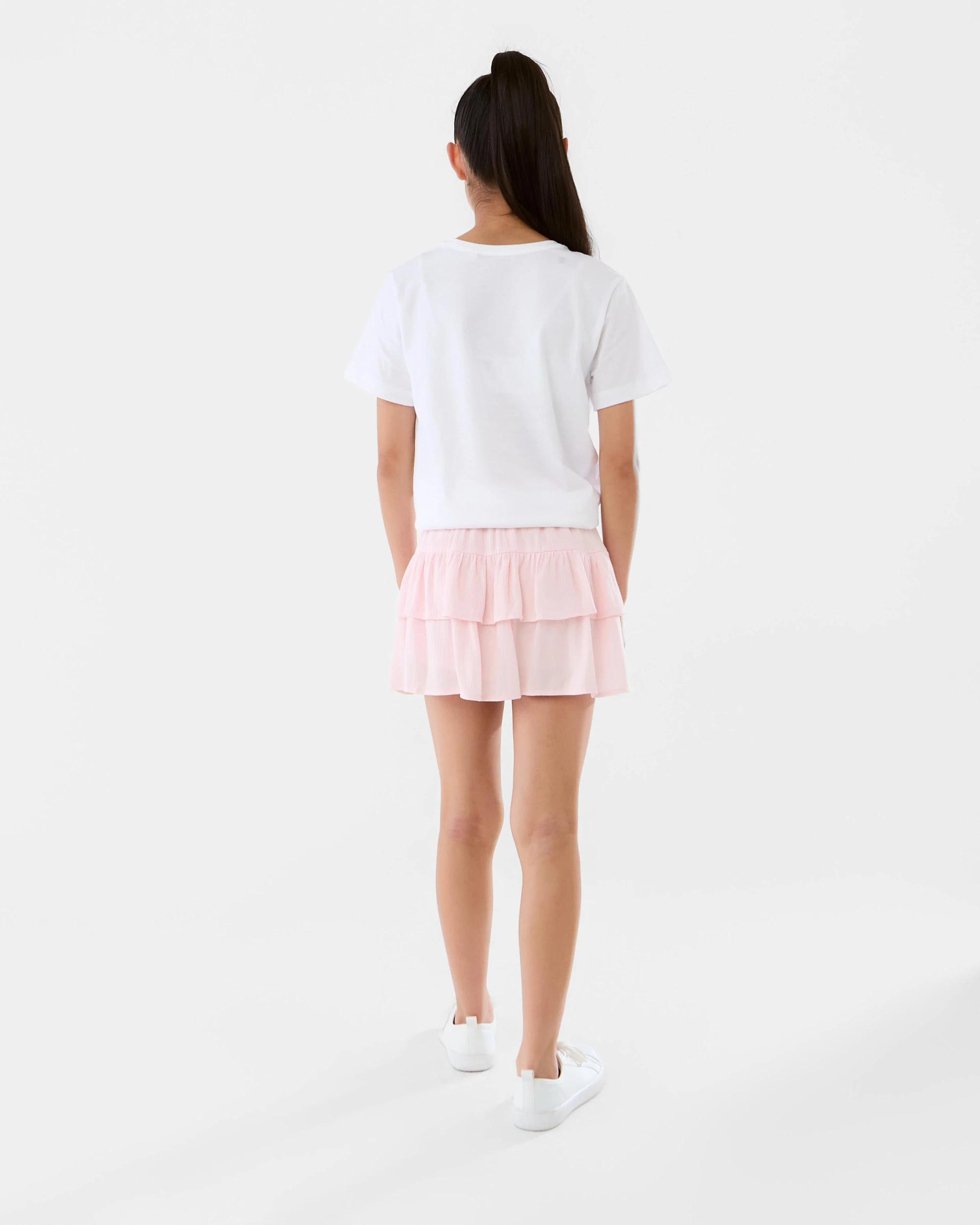 6 Crinkle Tiered Rara Skort Bllet Pink, 6 of 6