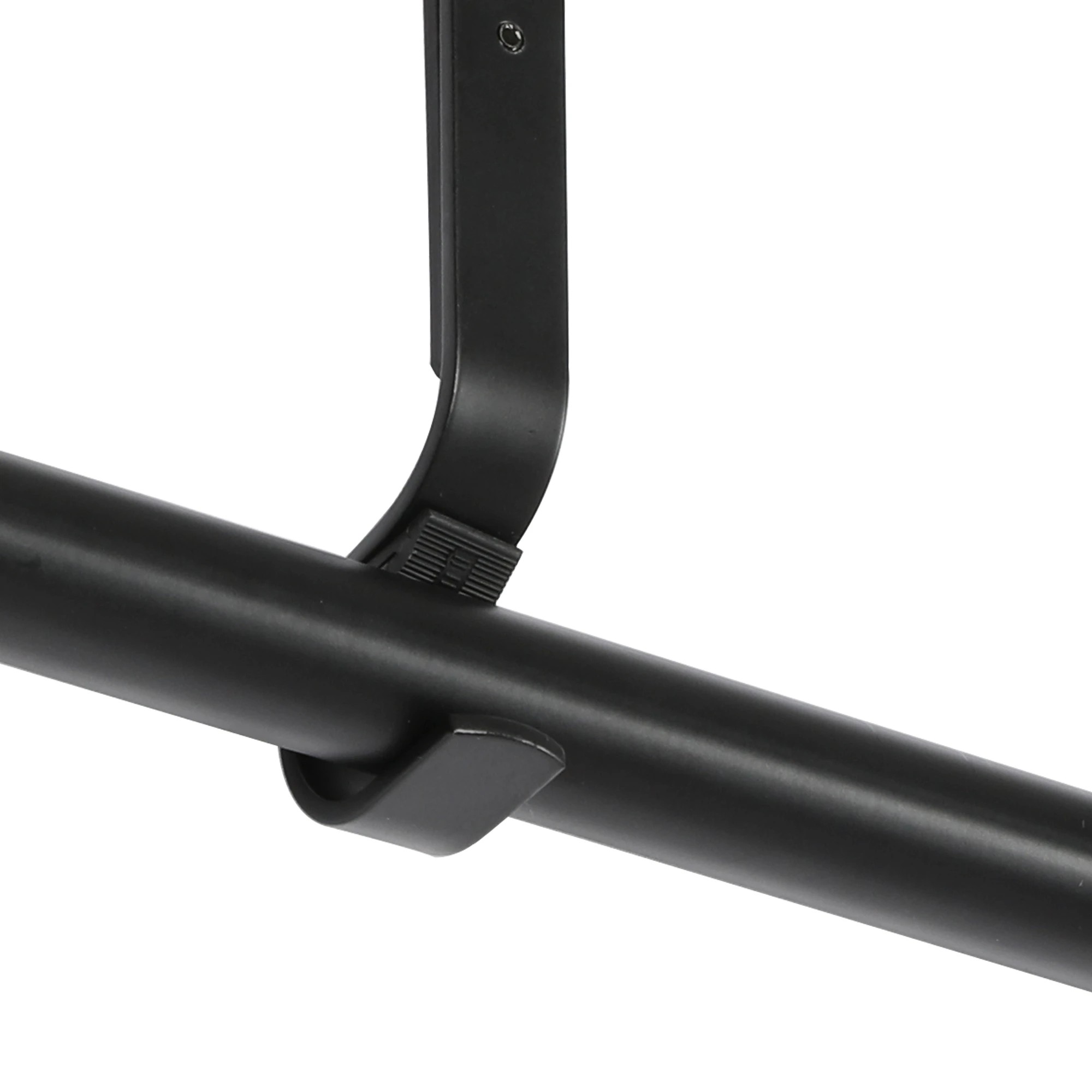 5 Marlow Metal Curtain Pole Rod Set Extendable Adjustable In Matt - Black, 5 of 5