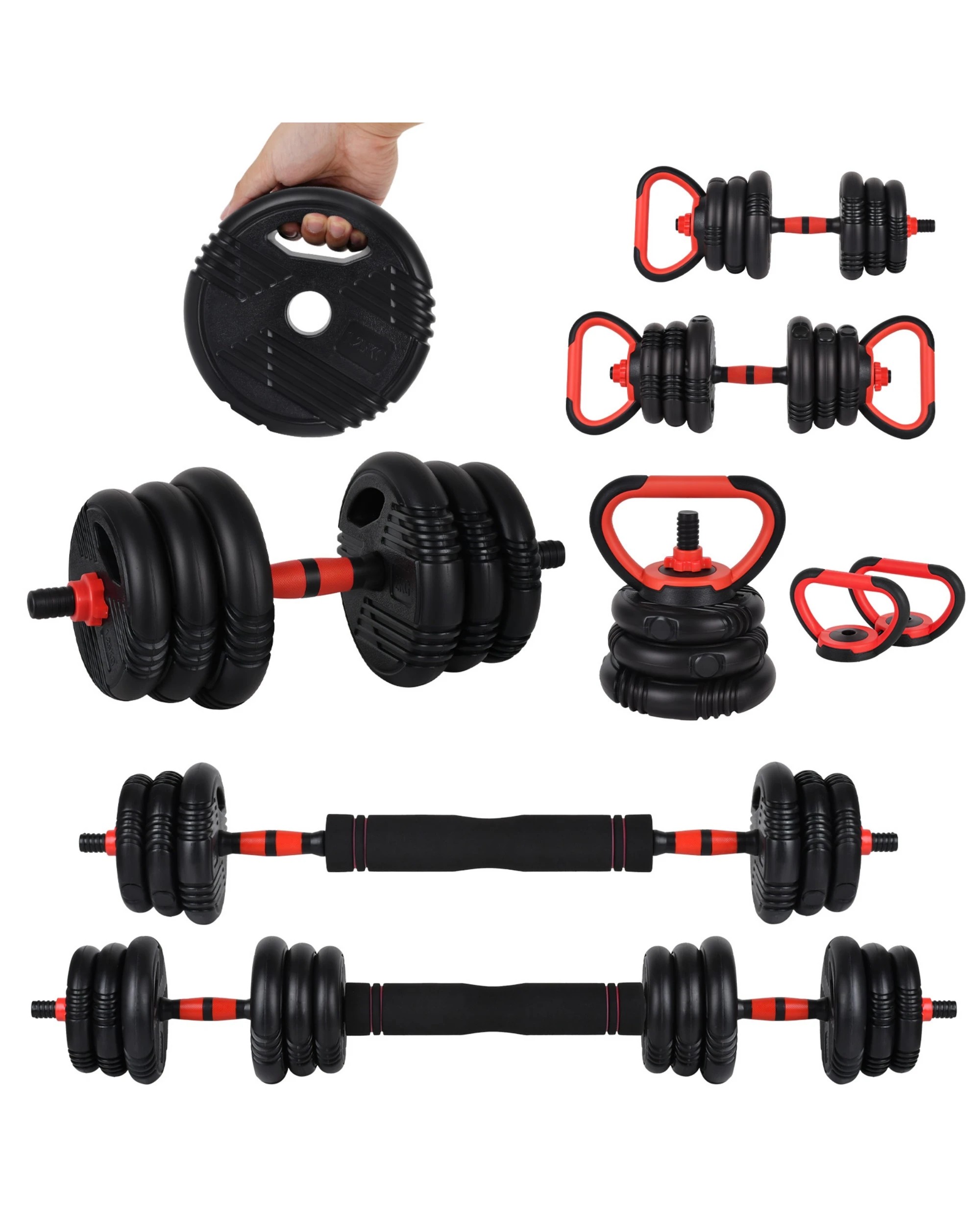 1 ADVWIN 20kg Adjustable Dumbbells, 1 of 6