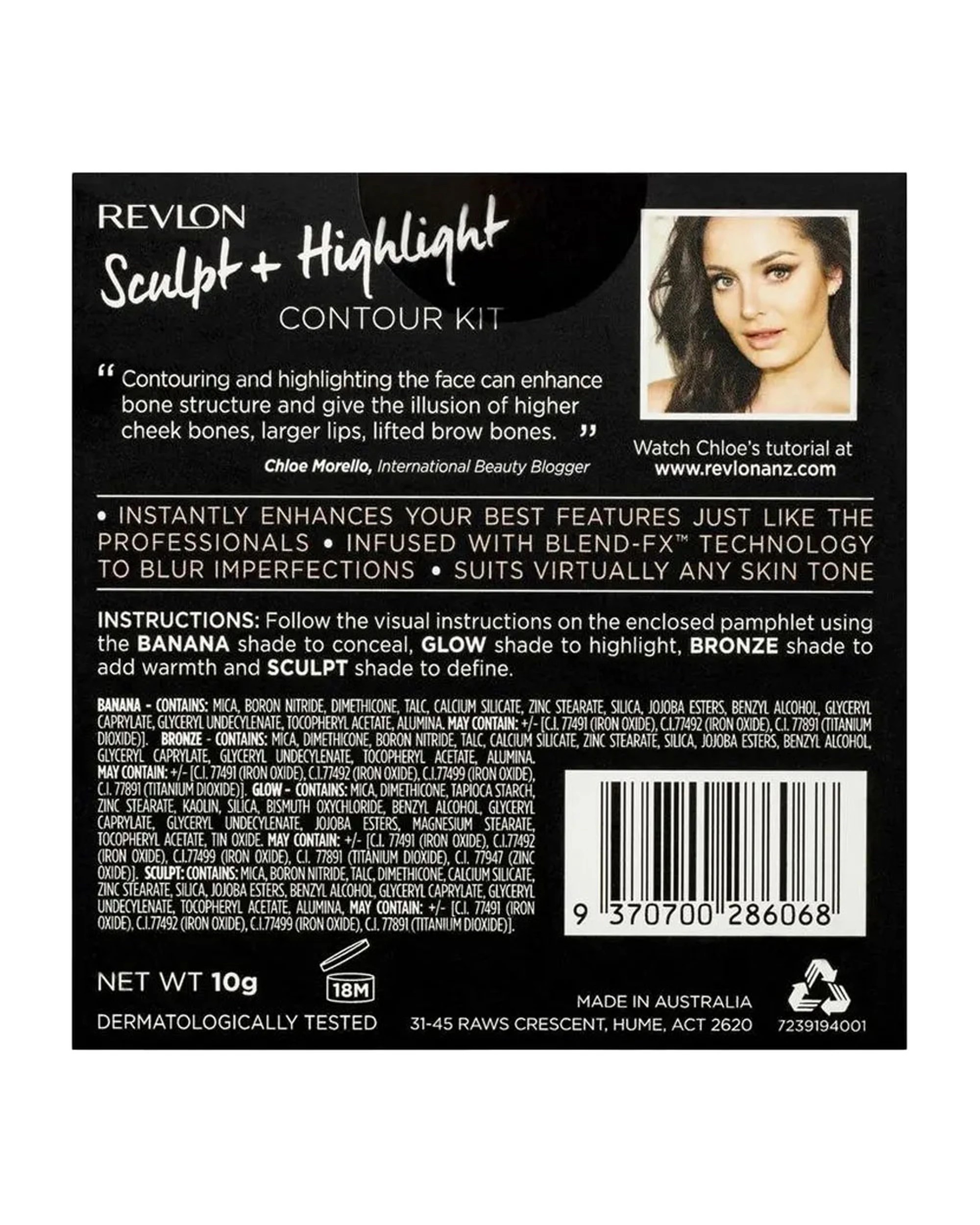 3 Revlon Sculpt + Highlight Contour Kit 10g - 001 Light/Medium - Beige, 3 of 4
