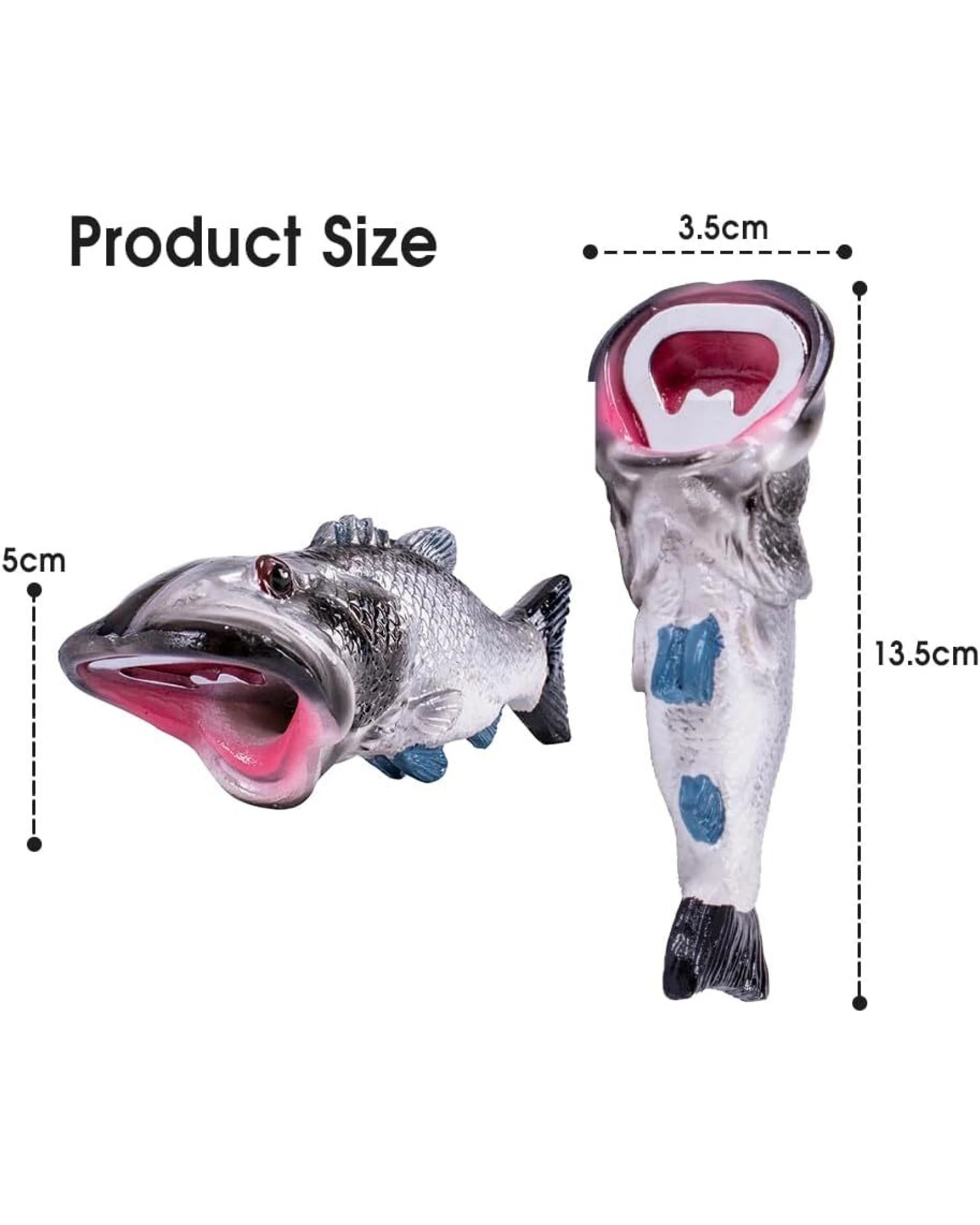 5 BR Home Barramundi Fish Beer Bottle Opener Party Favor, 5 of 6