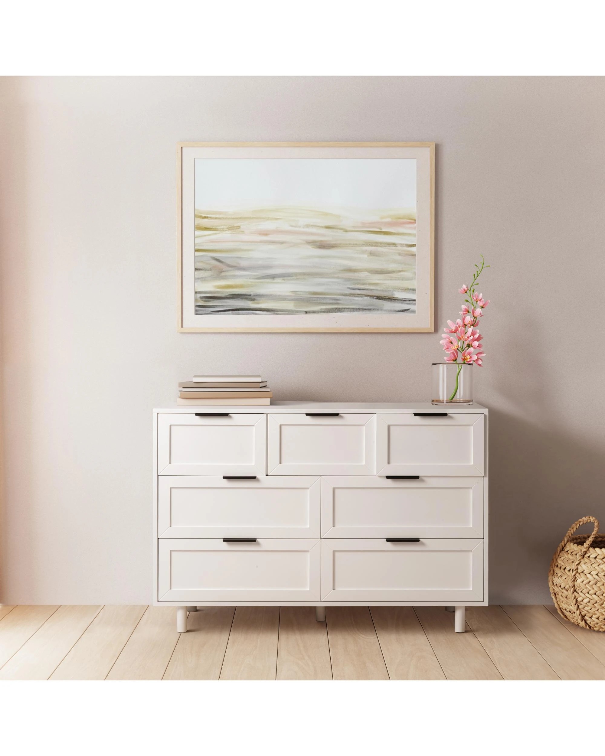3 Kodu Tallboy Dresser Chest 7 Drawers - White, 3 of 10
