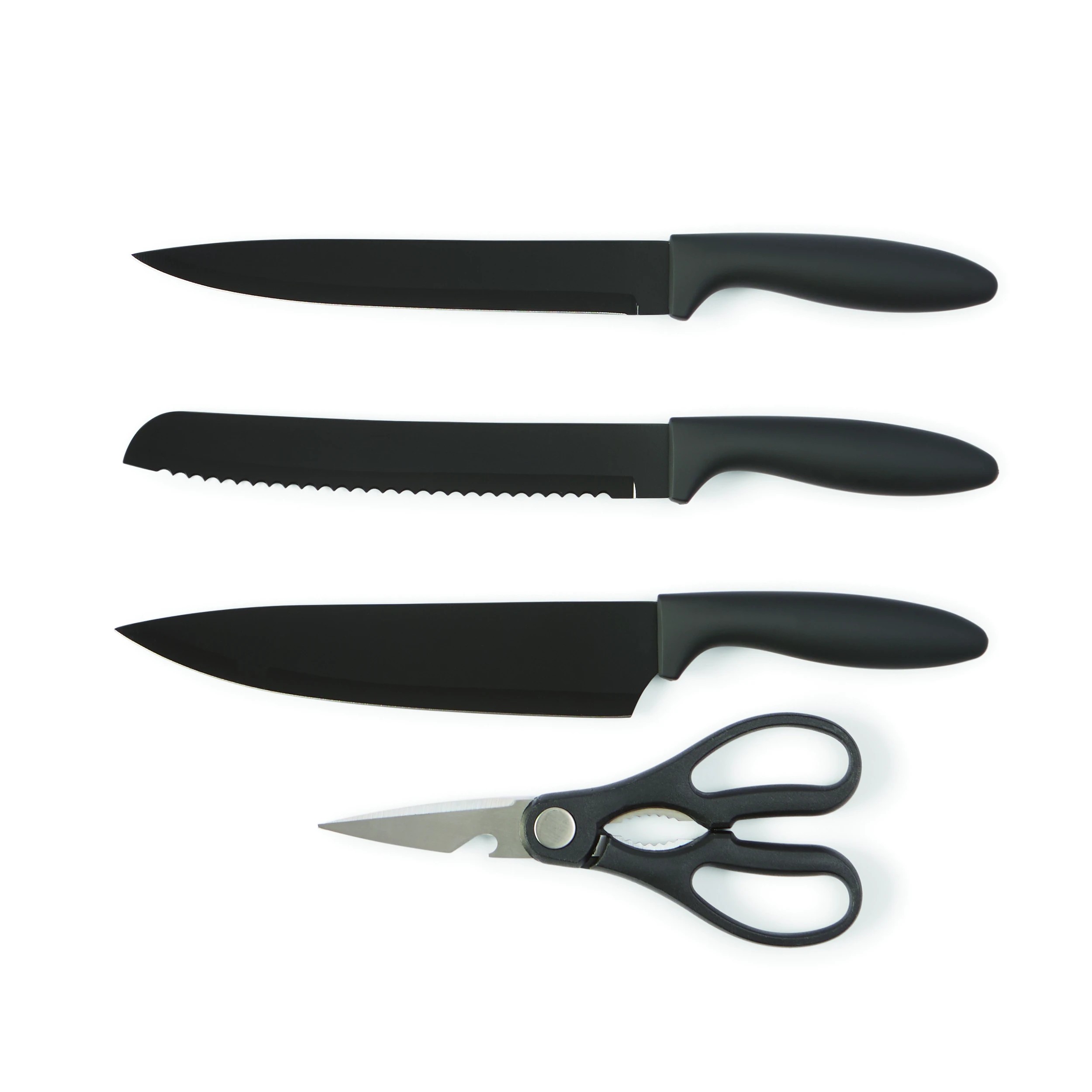 7 11 Piece Utensil Set - Black, 7 of 9