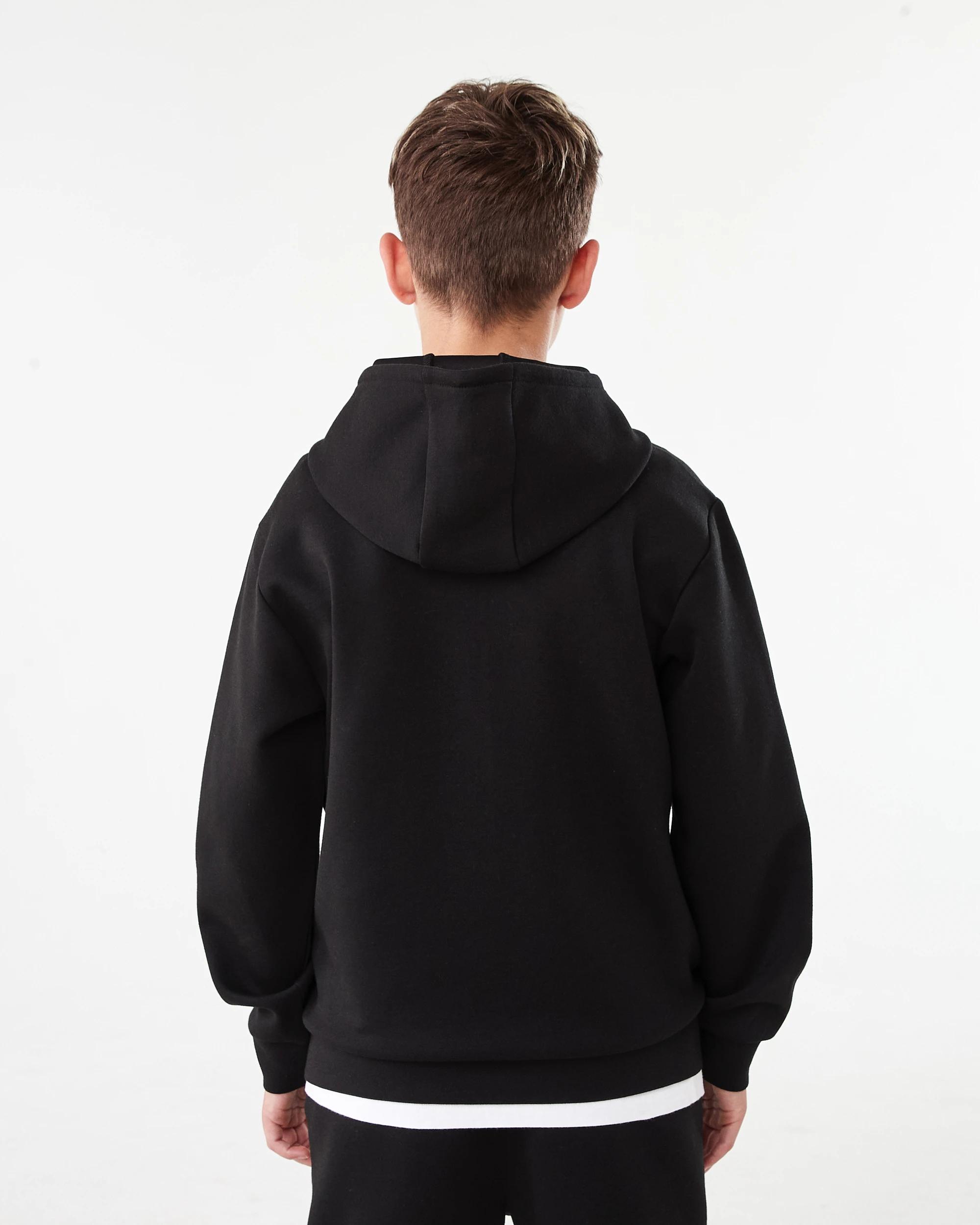 3 Active Kids Zip Through Hoodie Black, 3 of 9