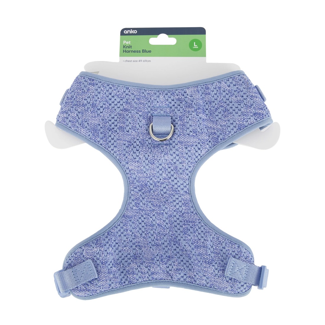 9 Pet Knit Harness - Large, Blue, 9 of 9