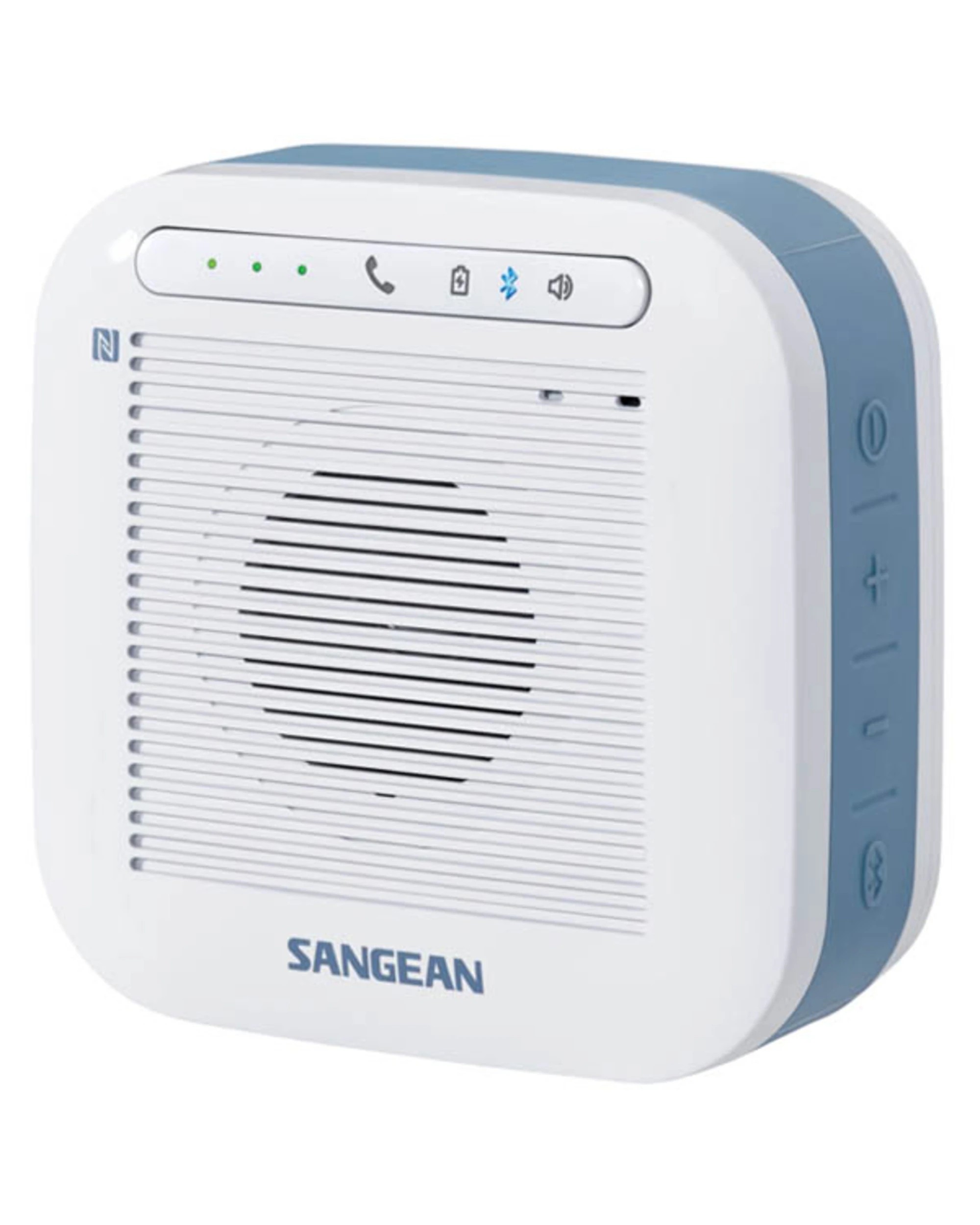 1 Sangean H200 Portable Waterproof Bluetooth Speaker - White / Blue, 1 of 1