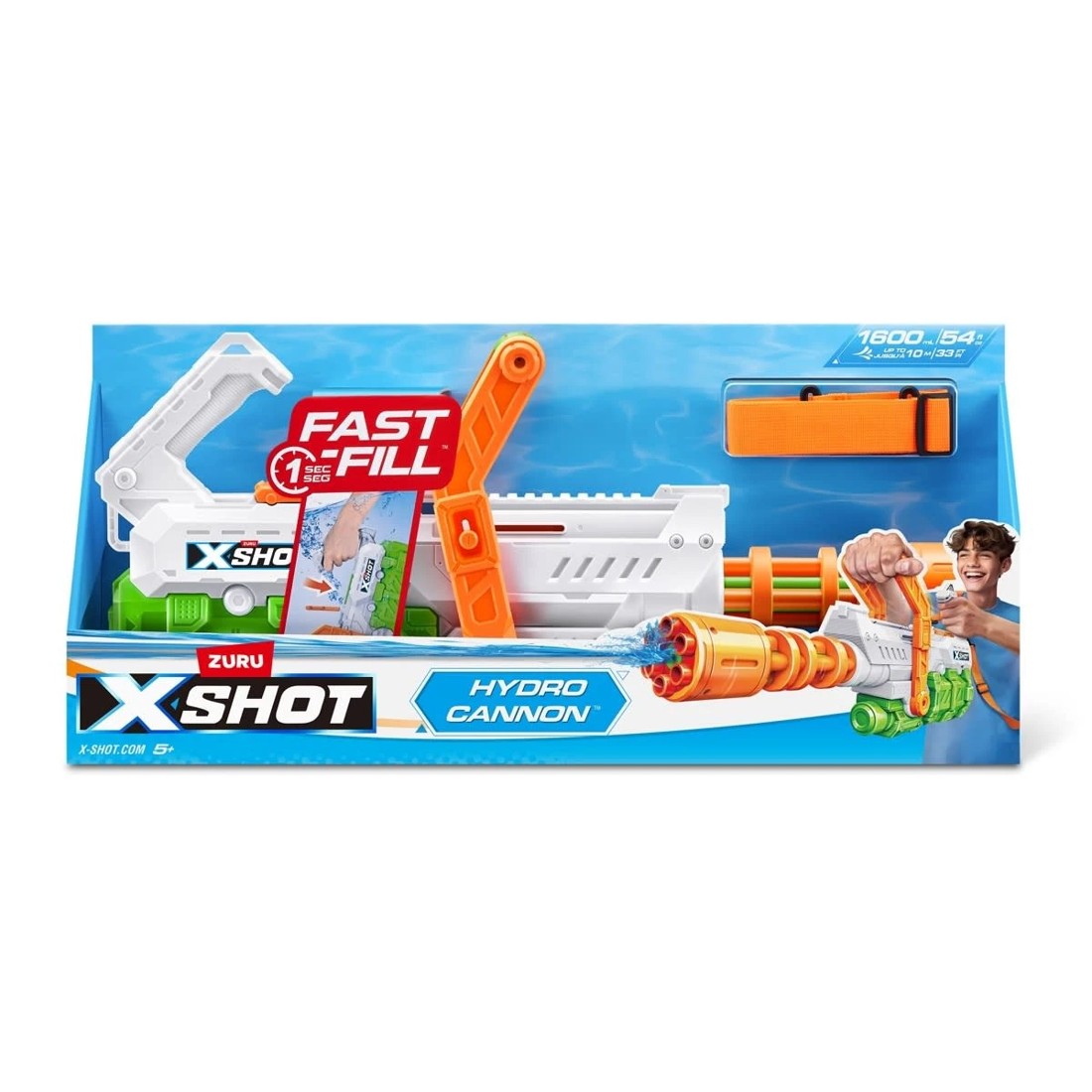 1 Zuru X-Shot Fast-Fill Hydro Cannon Water Blaster, 1 of 9