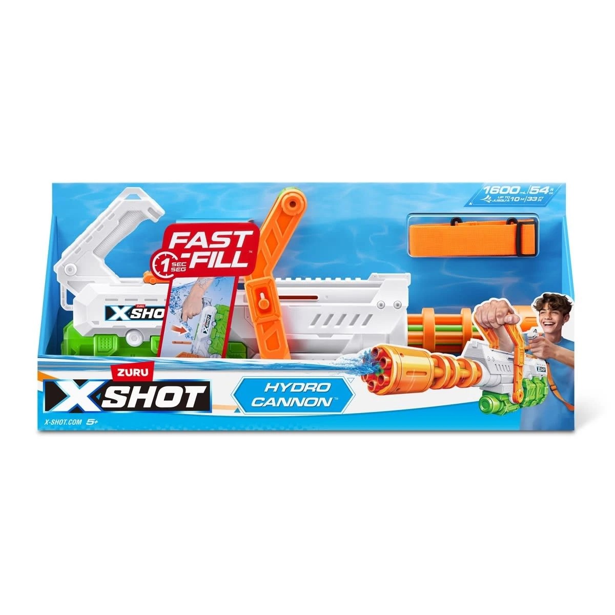 1 Zuru X-Shot Fast-Fill Hydro Cannon Water Blaster, 1 of 9