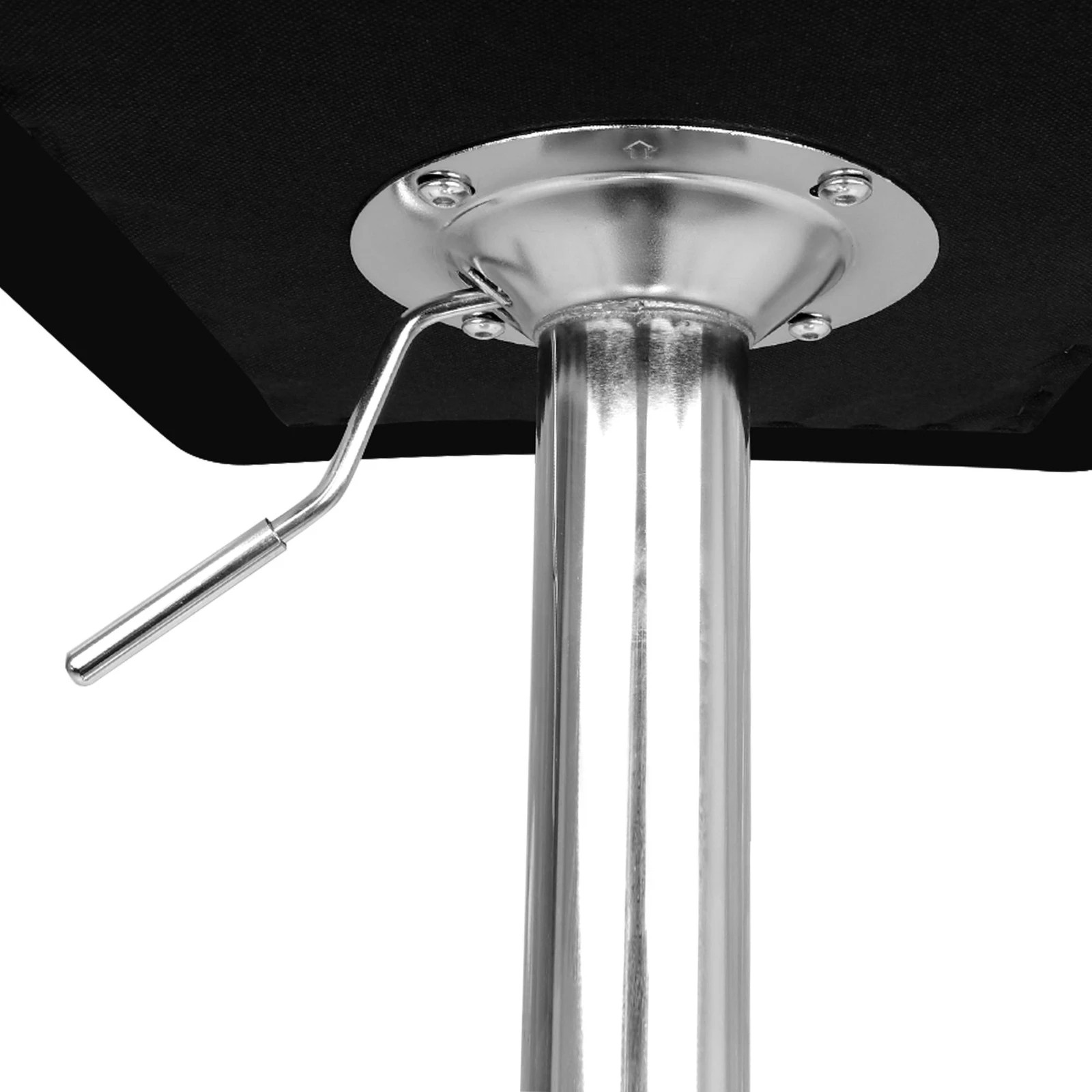 7 Alfordson 4x Bar Stools Willa Kitchen Gas Lift Swivel Chair Leather - Black, 7 of 9