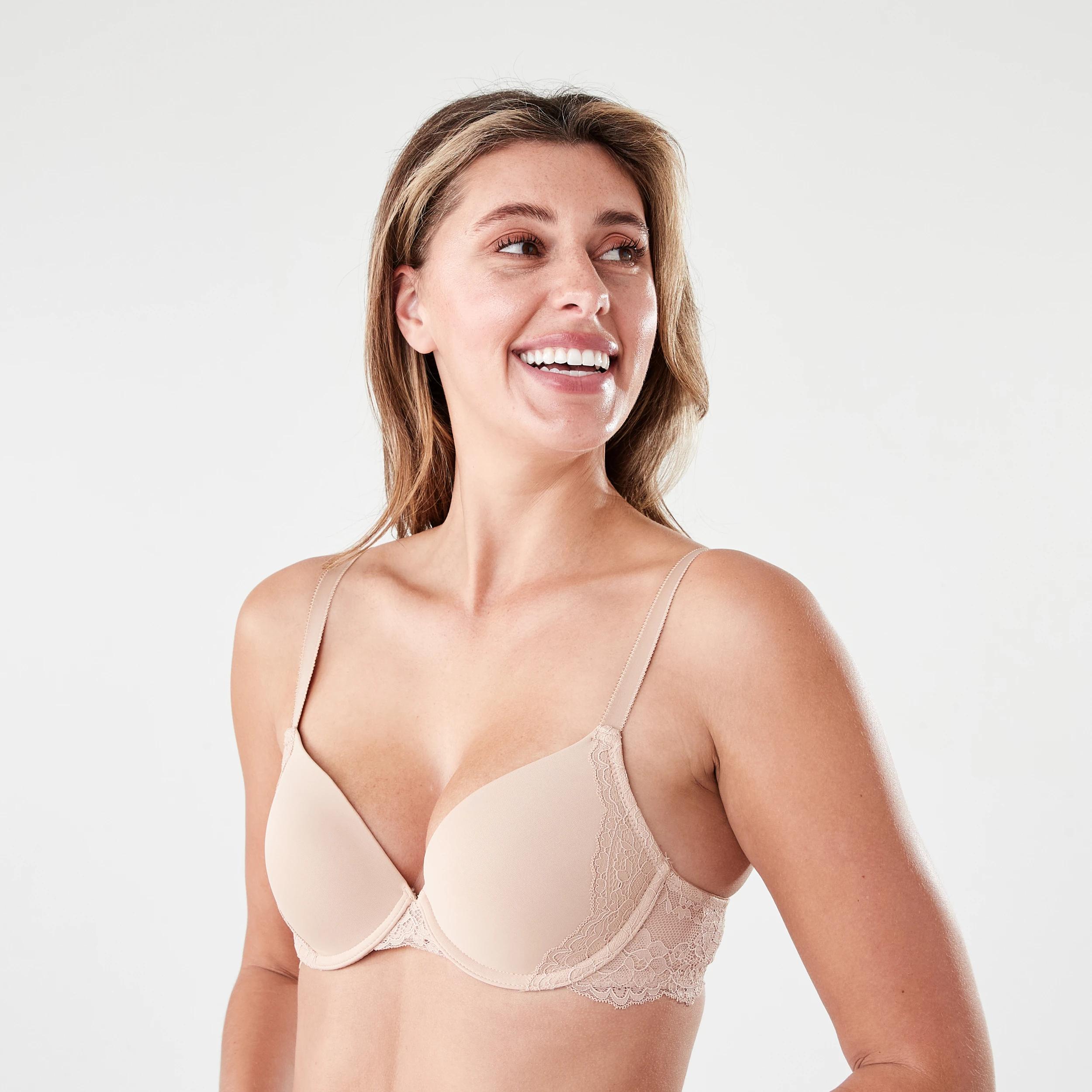 2 Lace Wing T-shirt Bra LIGHT FAWN, 2 of 6