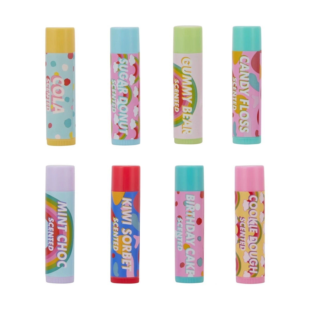 4 OXX Junior 8 Pack Scented Lip Balms - Choose Happy, 4 of 7