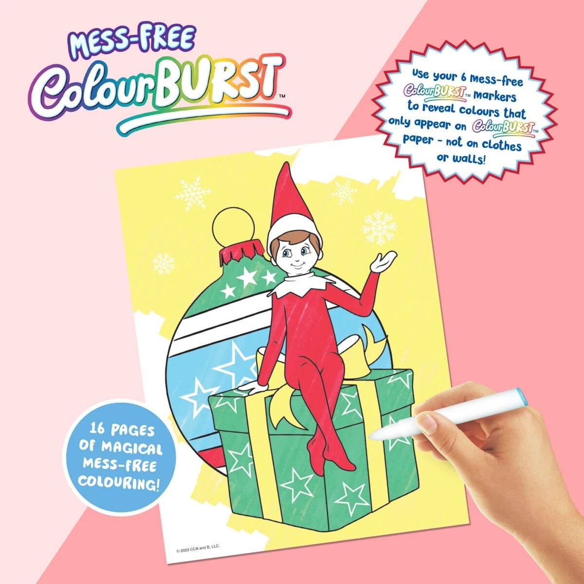 3 INKredibles The Elf on the Shelf: A Christmas Tradition ColourBurst Mess-Free Activity Kit - Book, 3 of 6